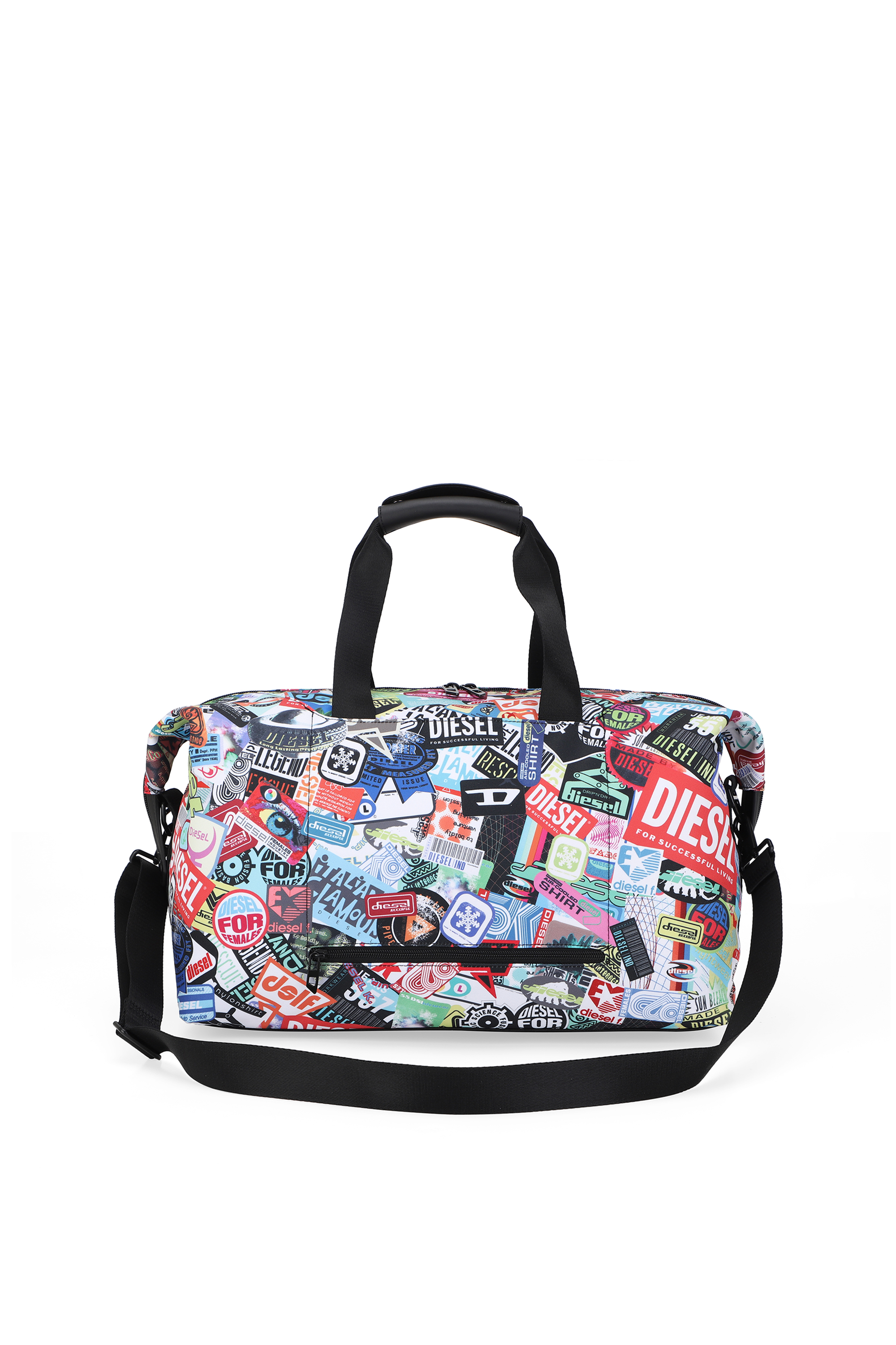 Diesel - DIESEL PC PRINTED DUFFLE-STICKERS- DSB00, Sac de voyage pratique avec des autoc Mixte in Polychrome - 3