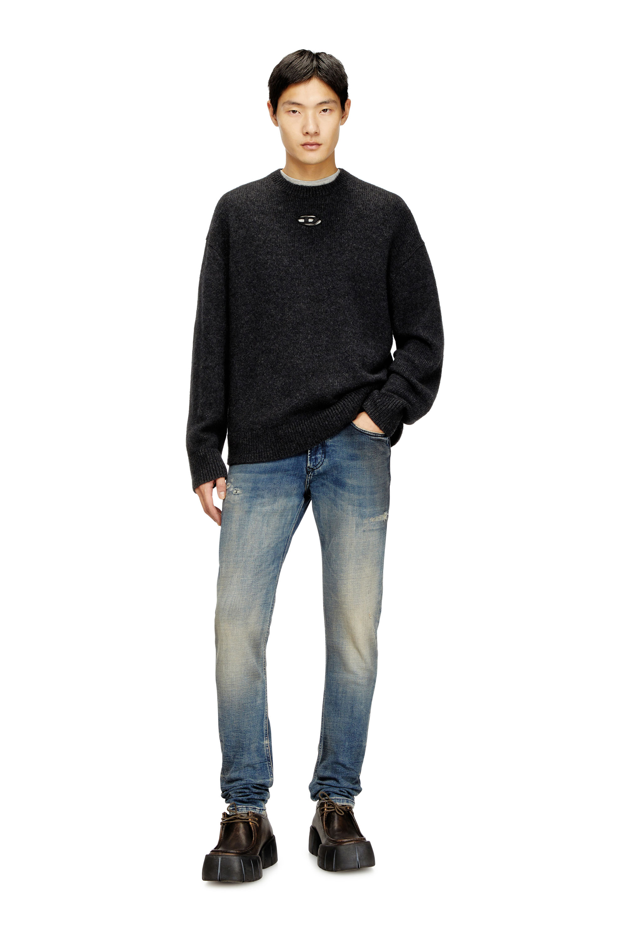 Diesel - K-AREESO, Pull en mélange de laine et alpaga Homme in ToBeDefined - 2