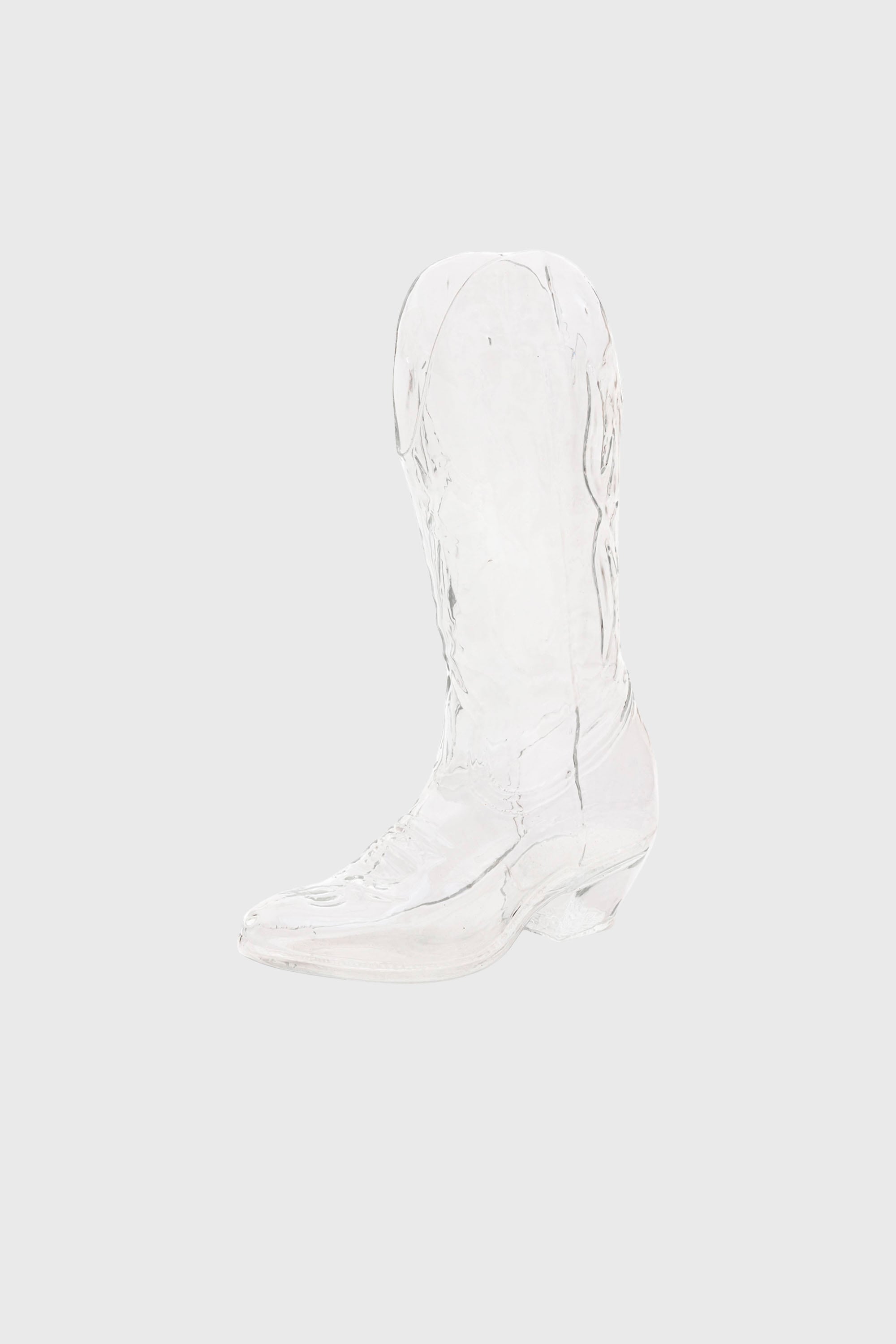 Diesel - 10064 GLASS VASE CRYSTALBOOTIE CM.24X8 H, Vase en verre Mixte in Blanc - 1