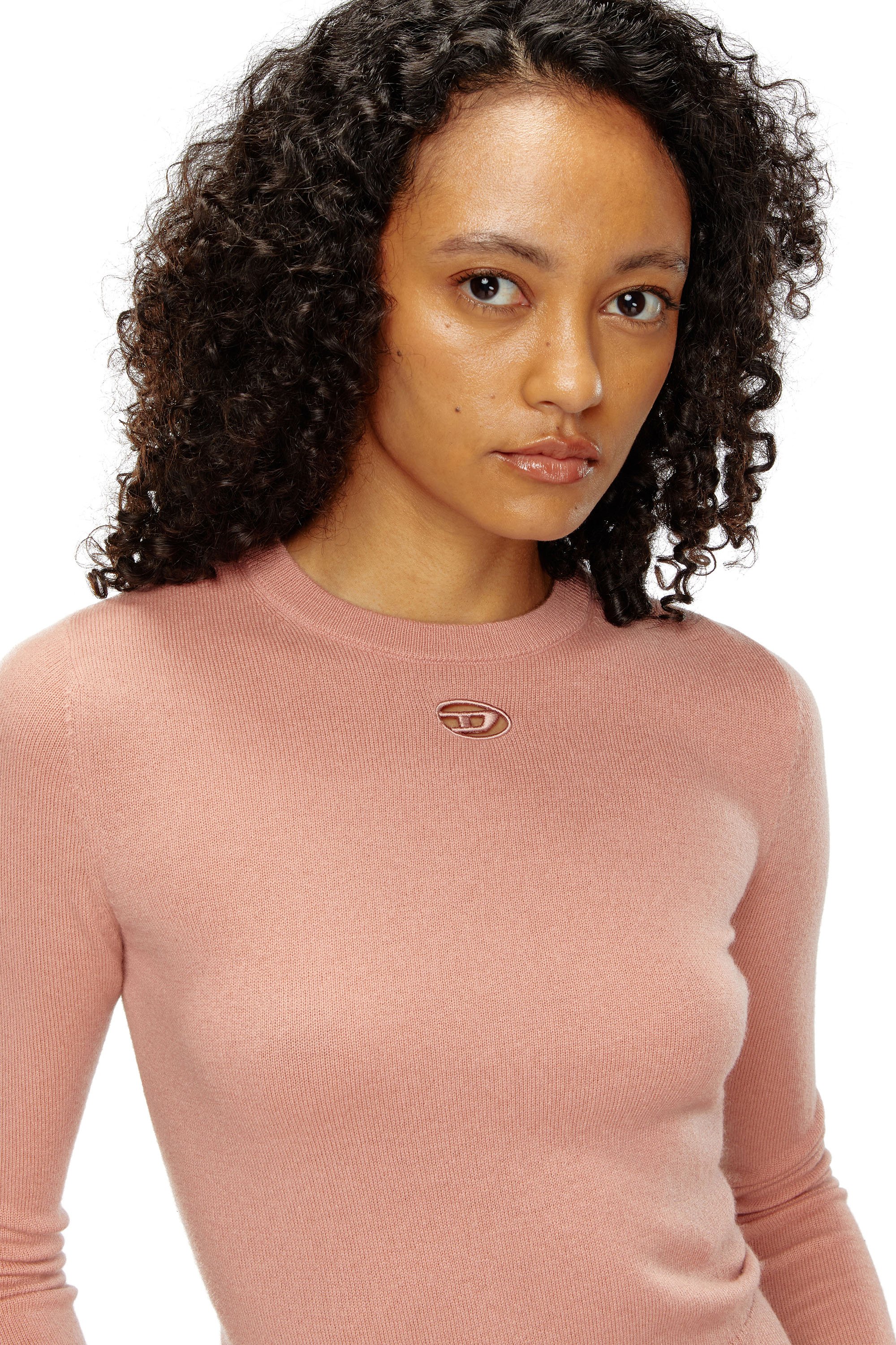 Diesel - M-AREESAX, Donna Top in lana e cashmere in Rosa - Image 5