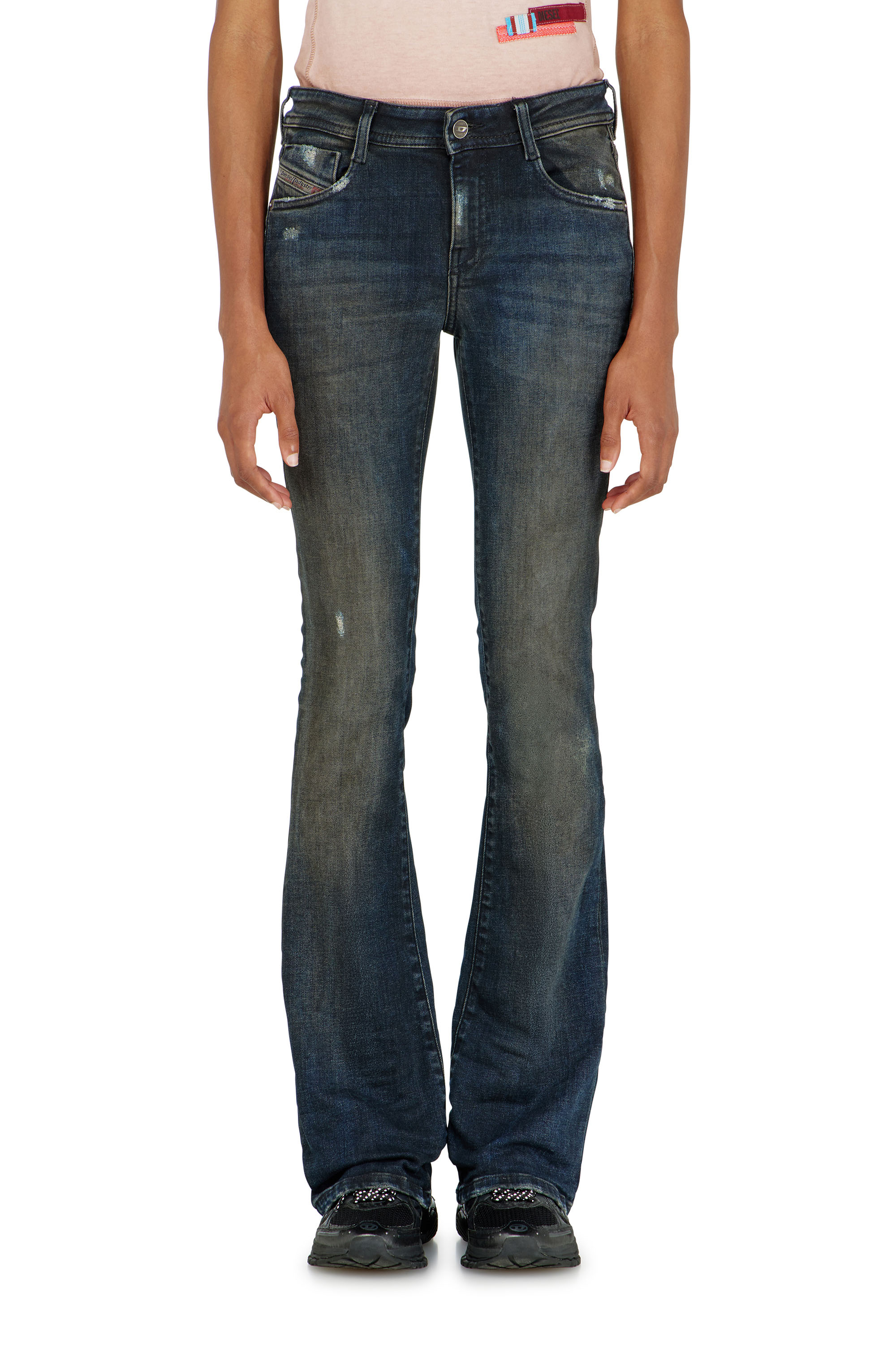 Diesel - Damen Bootcut Jeans 1969 D-Ebbey 09P69, Dunkelblau - 4