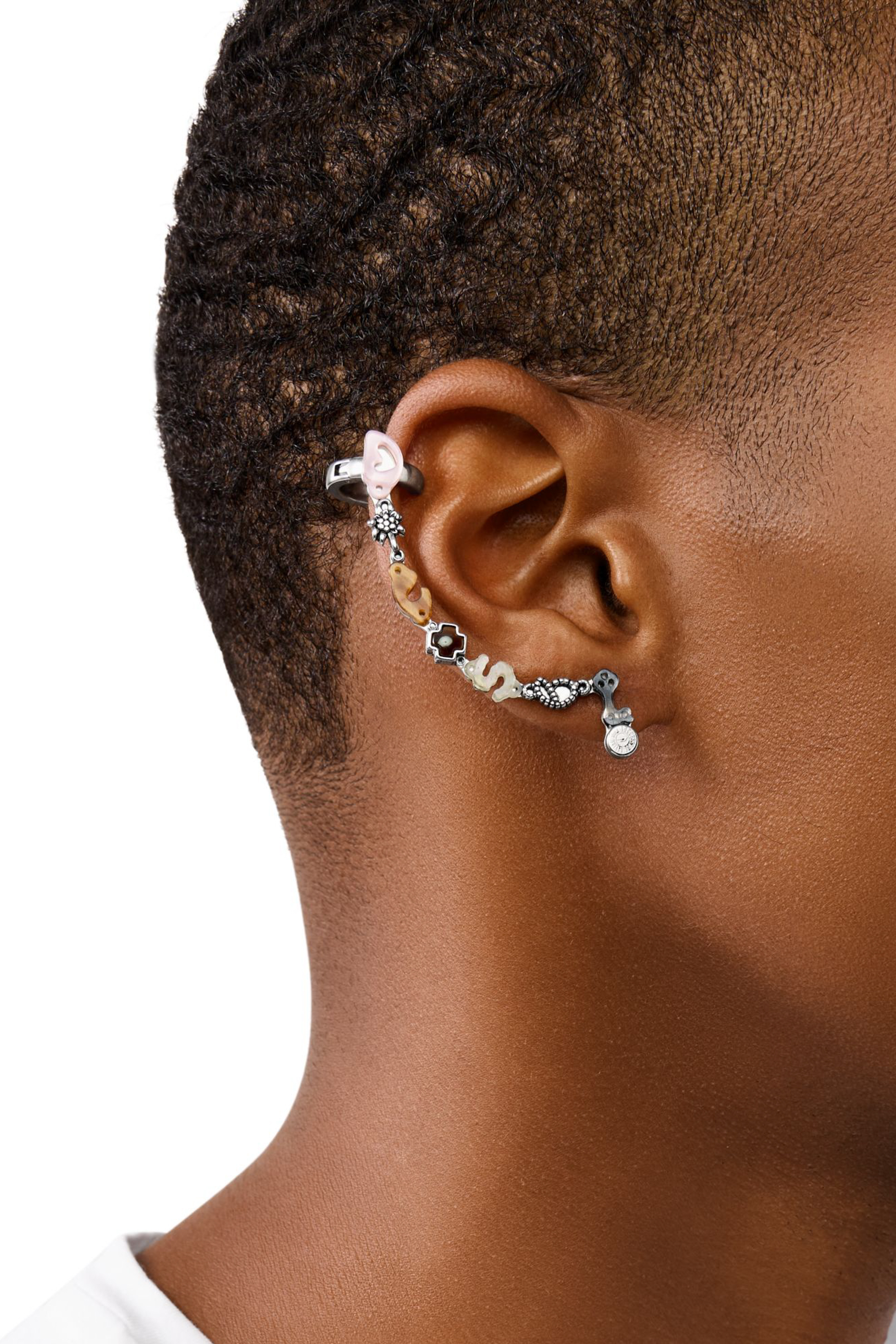 Diesel - DX1563040 JEWEL, Earcuff en acier inoxydable Mixte in Polychrome - 3