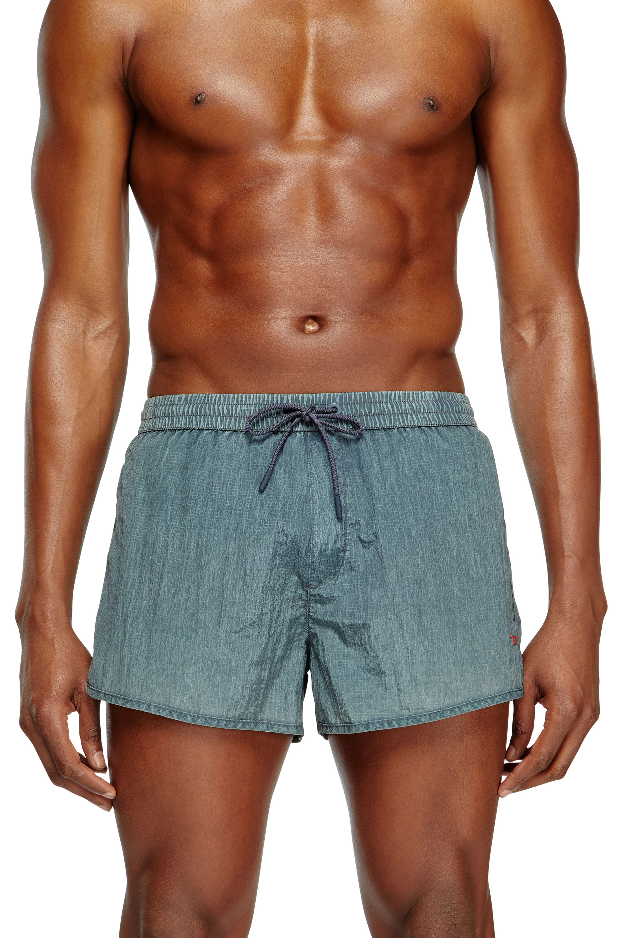 Diesel - OLIVER-30-D-POP, Short de bain en tissu indéchirable traité Homme in Gris - 2