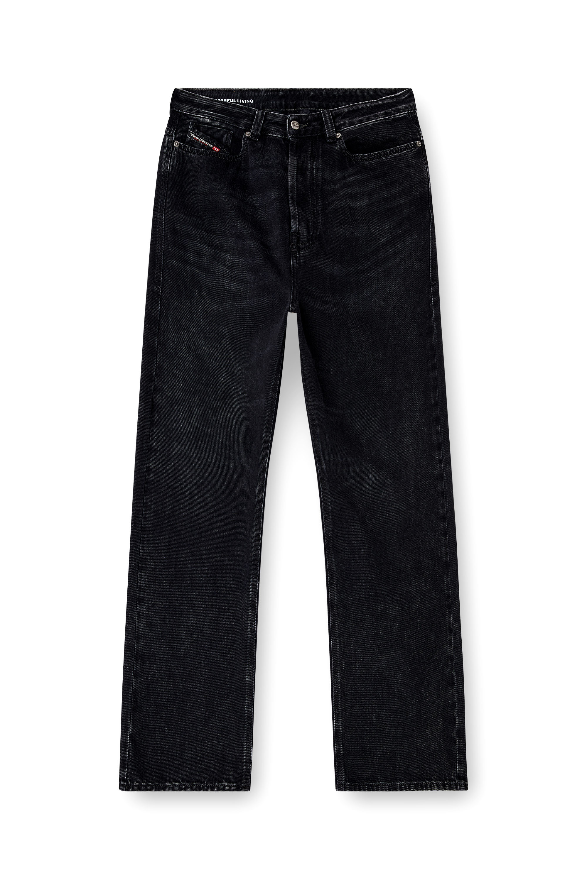 Diesel - Relaxed Jeans 1980 D-Eeper 09P09 Homme, Noir/Gris foncé - Image 3