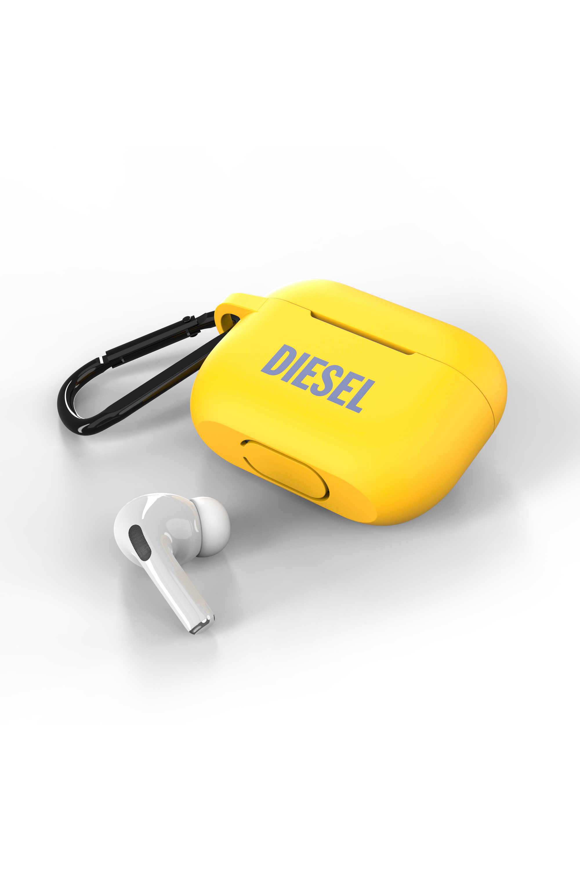 Diesel - 48322 AIRPOD CASE, Étui en silicone pour AirPods Pro Mixte in Jaune - 4