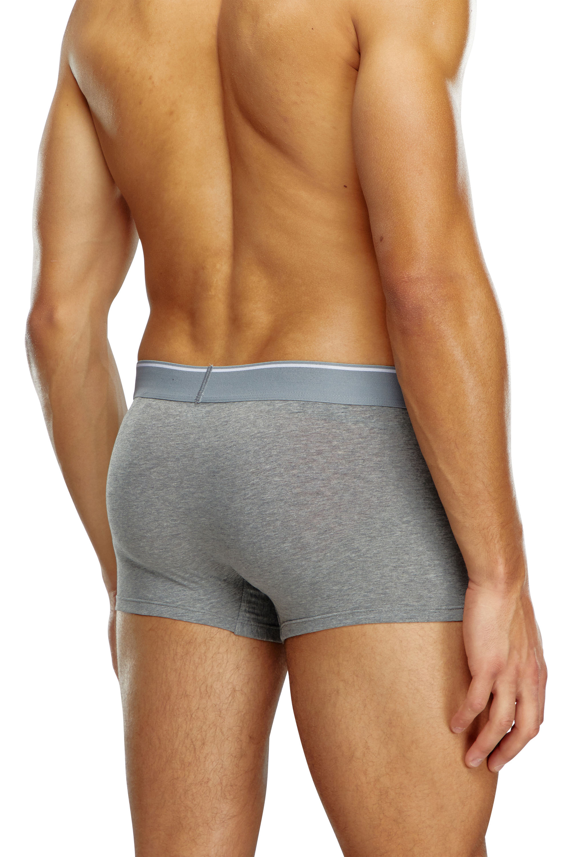 Diesel - UMBX-DAMIENTHREEPACK, Herren Einfarbige Retropants im Dreierpack in Weiss/Grau - 4