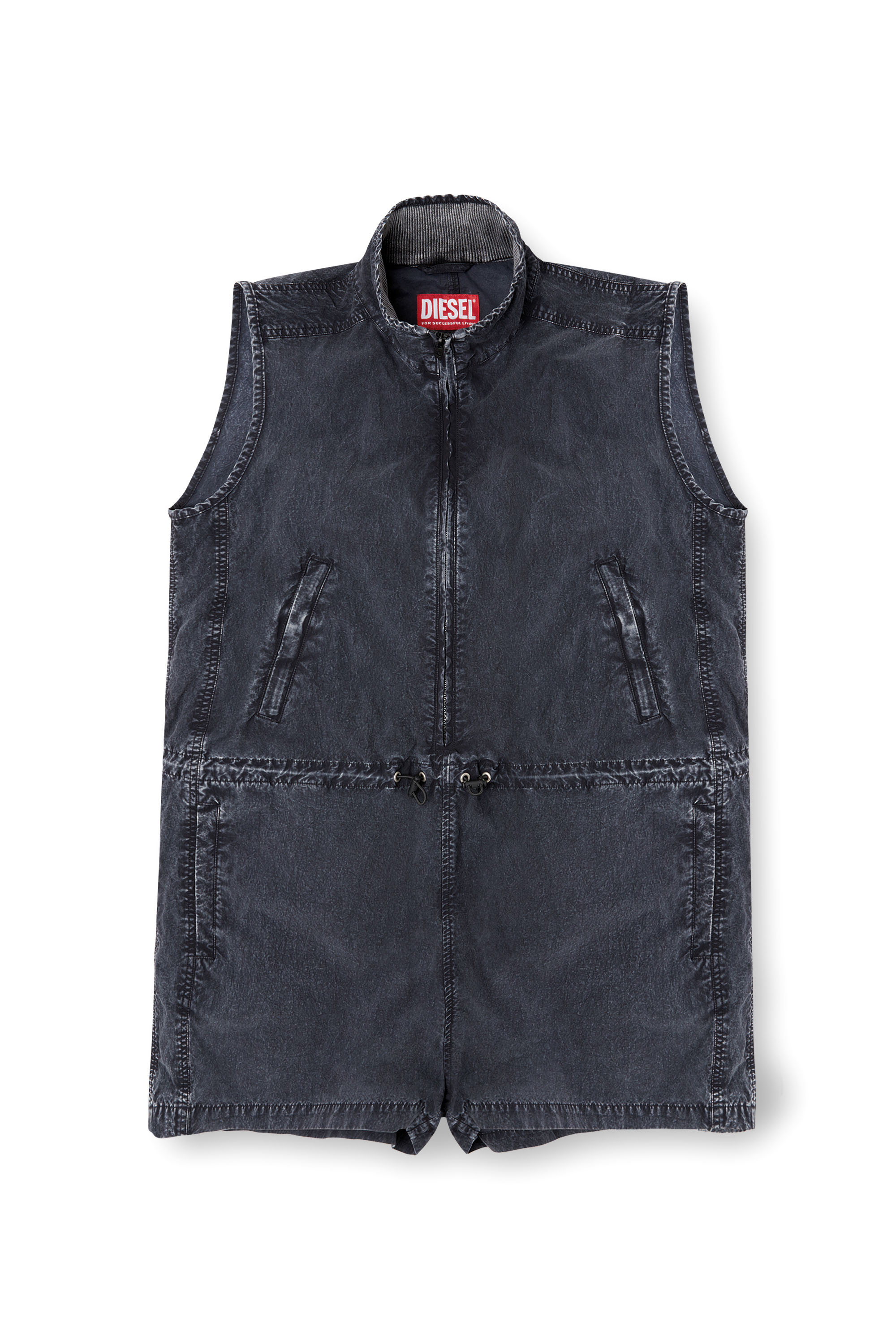 Diesel - J-ANNET, Combinaison en nylon traité Femme in Bleu - 3