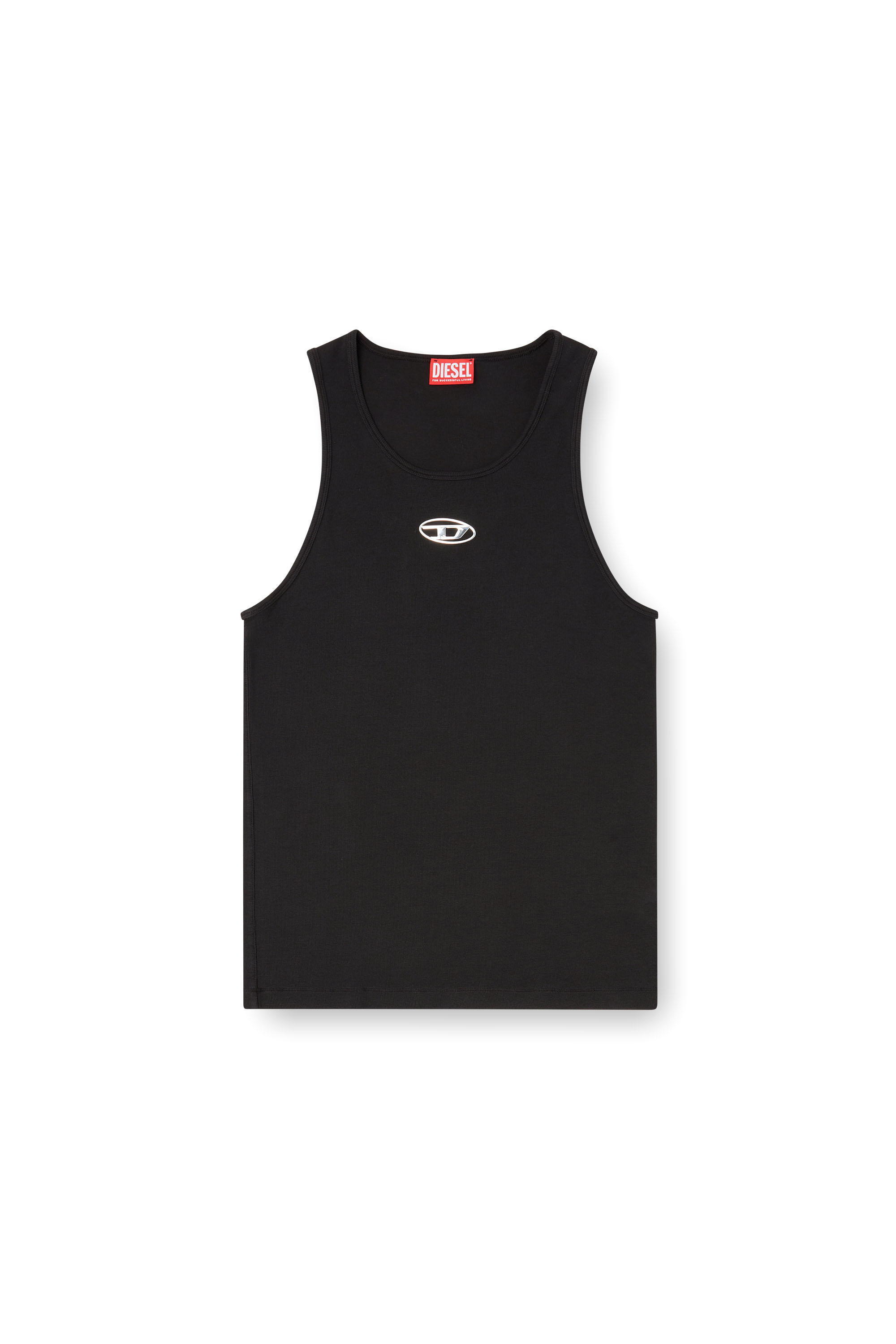 Diesel - T-LIFTY-IOD, Canotta in cotone con logo Uomo in Nero - 2
