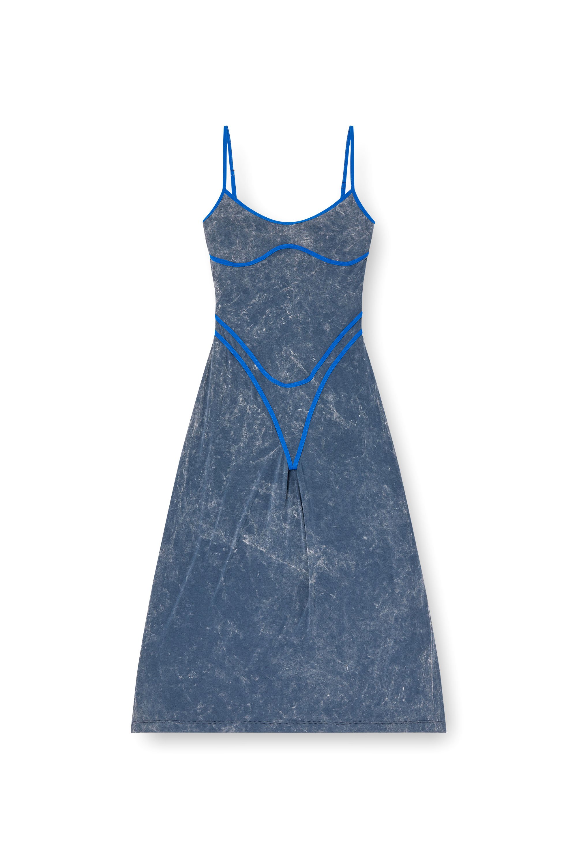 Diesel - D-WOW, Abito con dettaglio lingerie Donna in Blu - 3