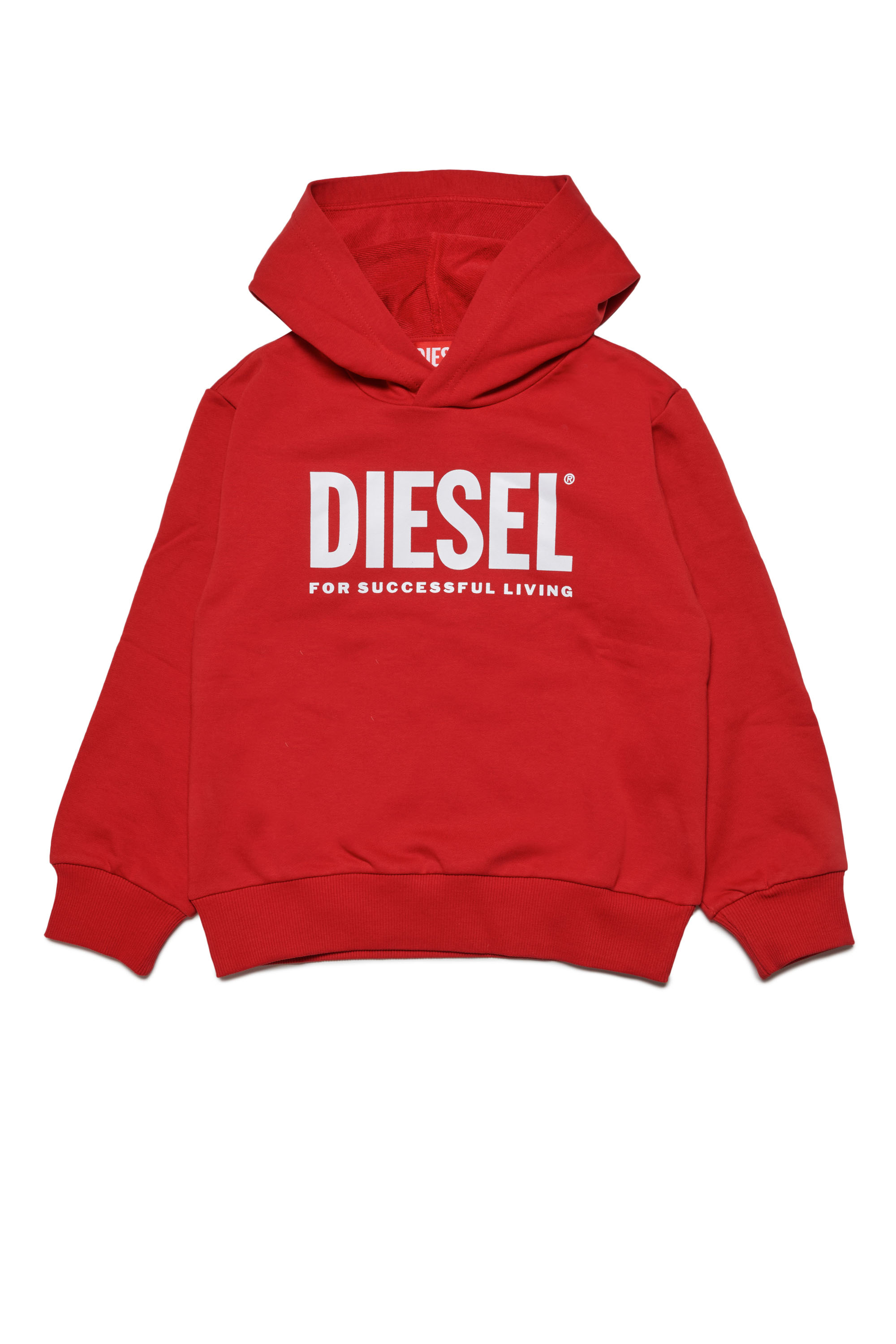 Diesel - LSFORT DI OVER HOOD, Rosso - Image 1
