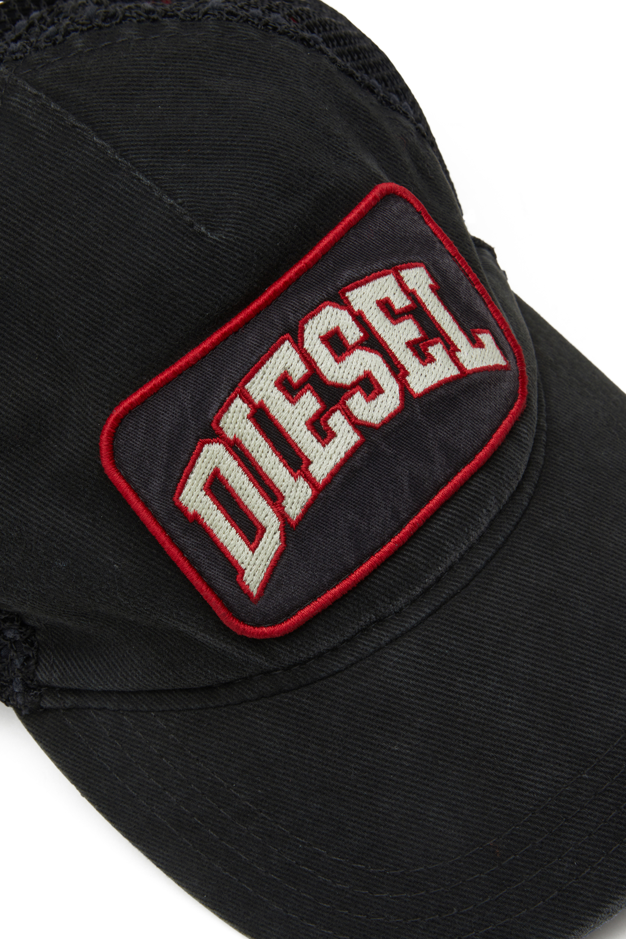 Diesel - C-MESHY, Casquette de baseball avec résille Homme in Noir - 3