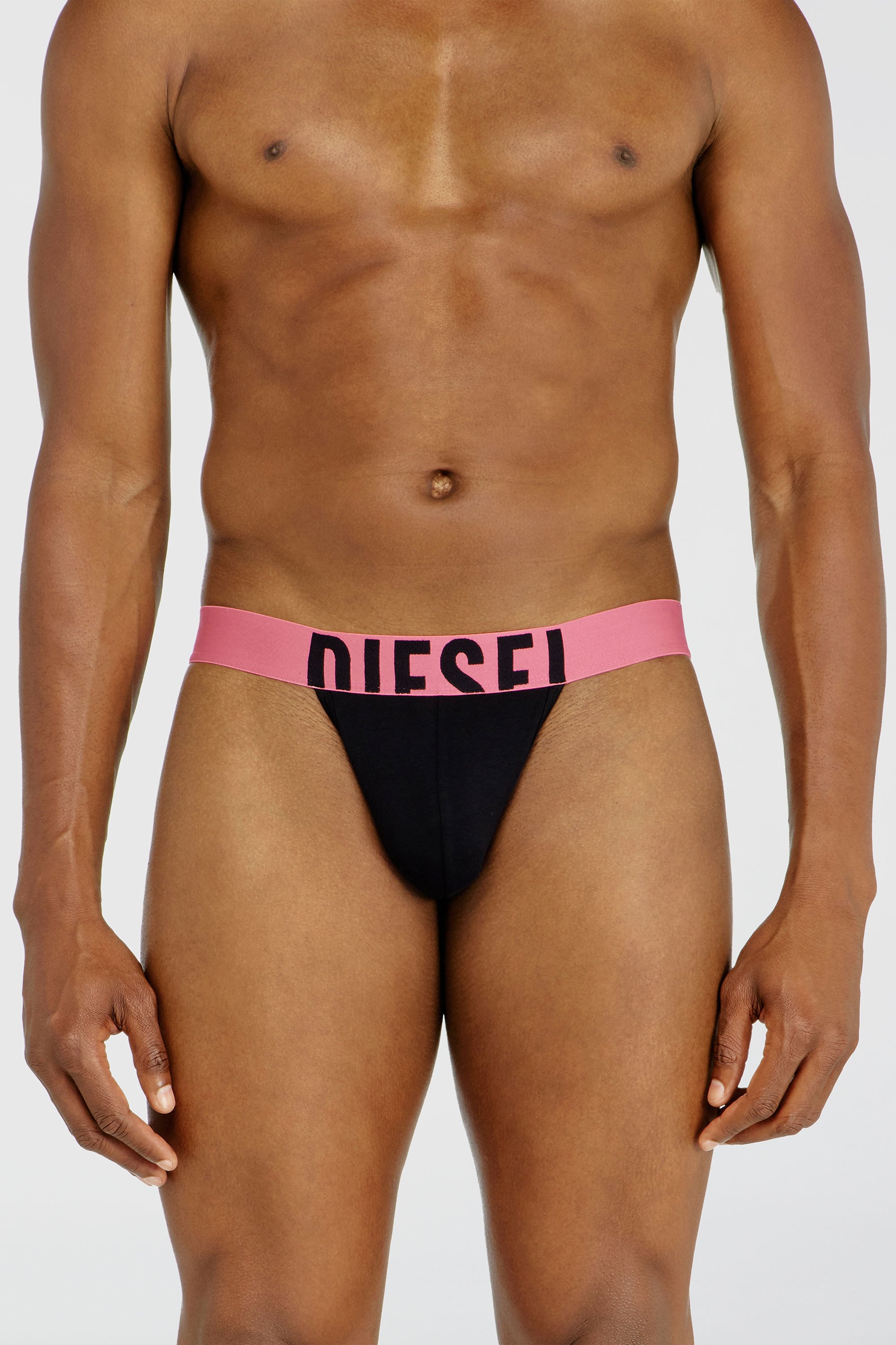Diesel - FRITZ-D-POP-3PACK, Set da tre perizoma con elastico in vita con logo bold Uomo in Nero - 2