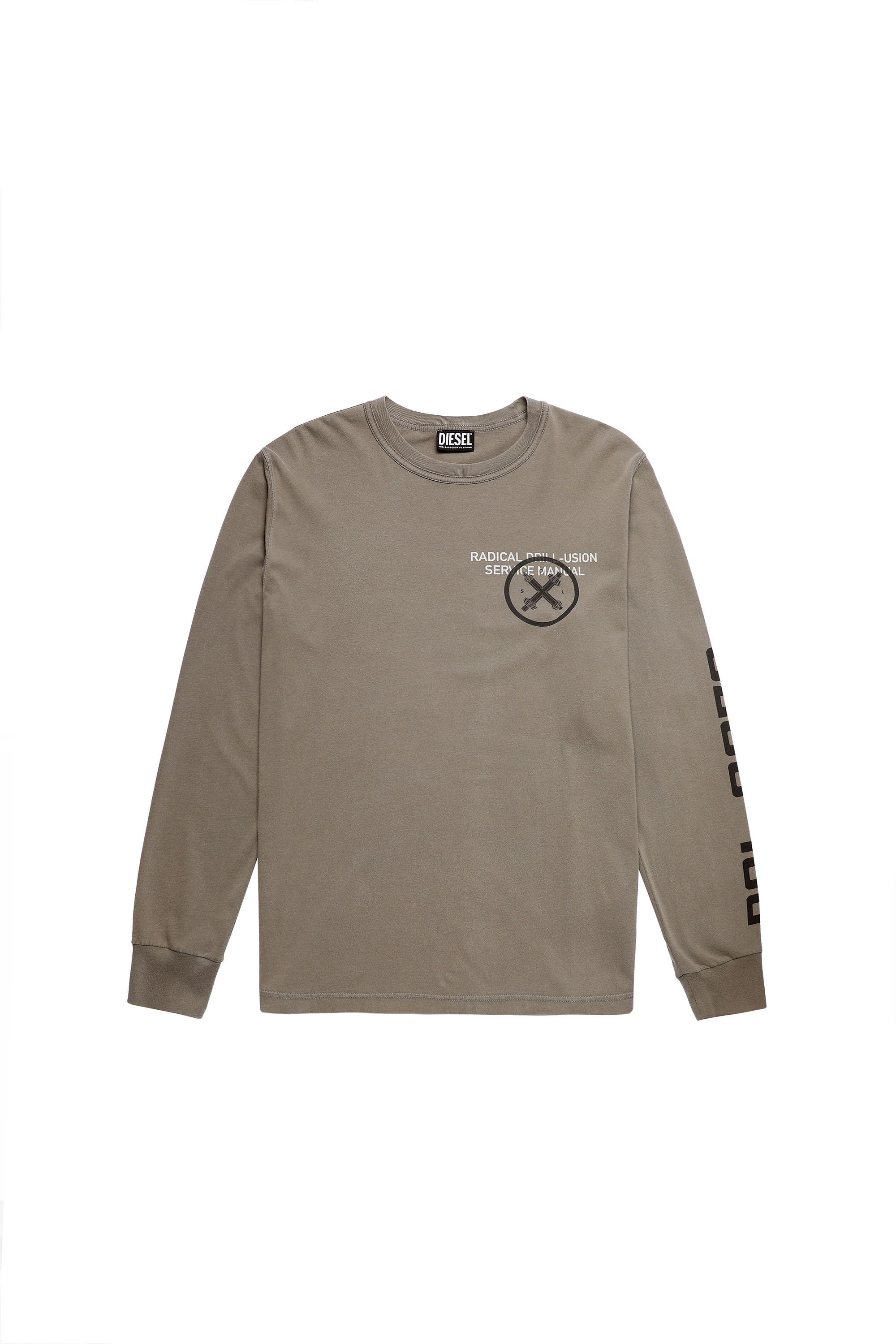 T-JUBINDY-LS, Olivgrün - T-Shirts