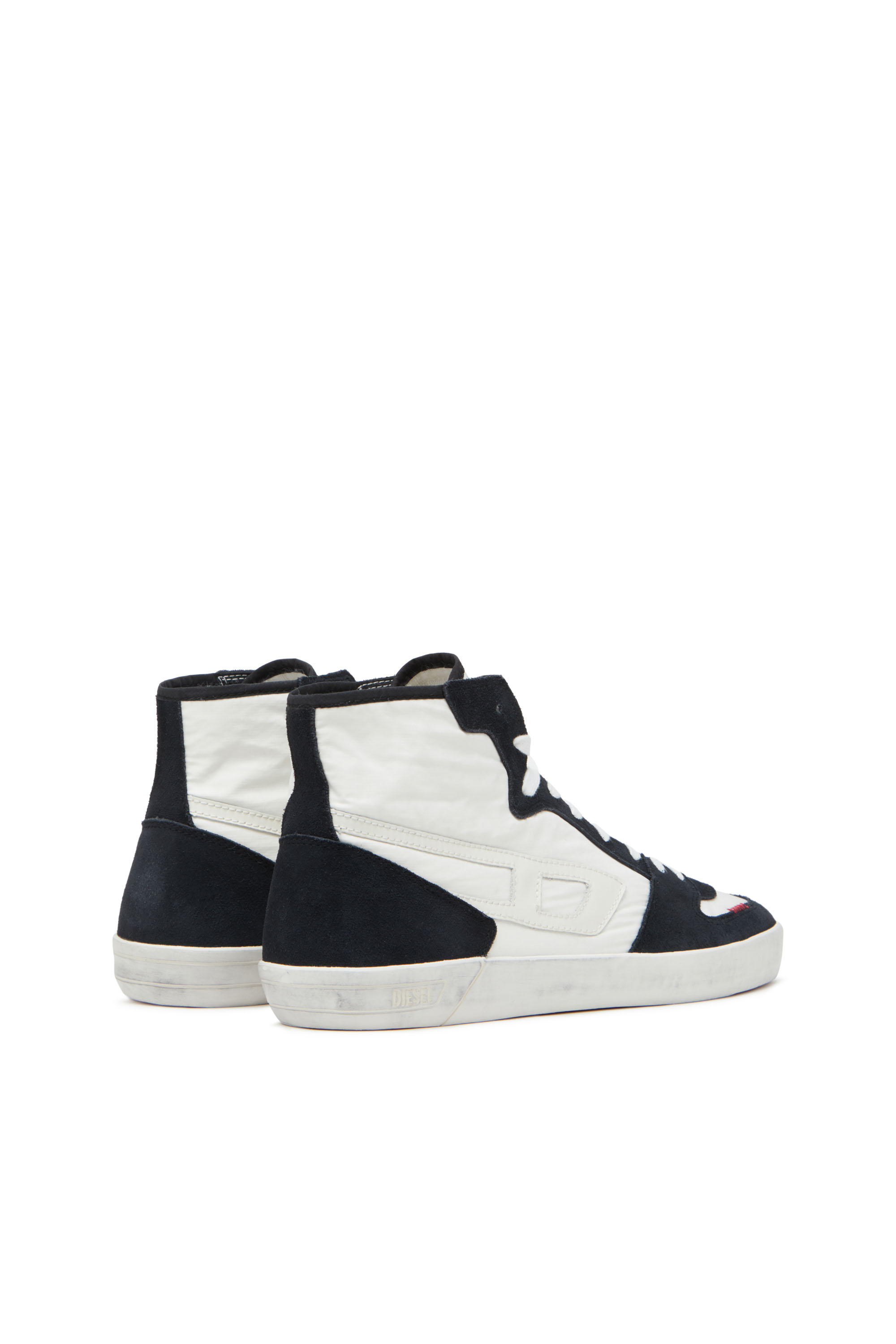 Diesel - S-LEROJI D-1 MID, S-Leroji D-Sneaker high-top in ripstop imbottito e suede Uomo in Multicolor - 3