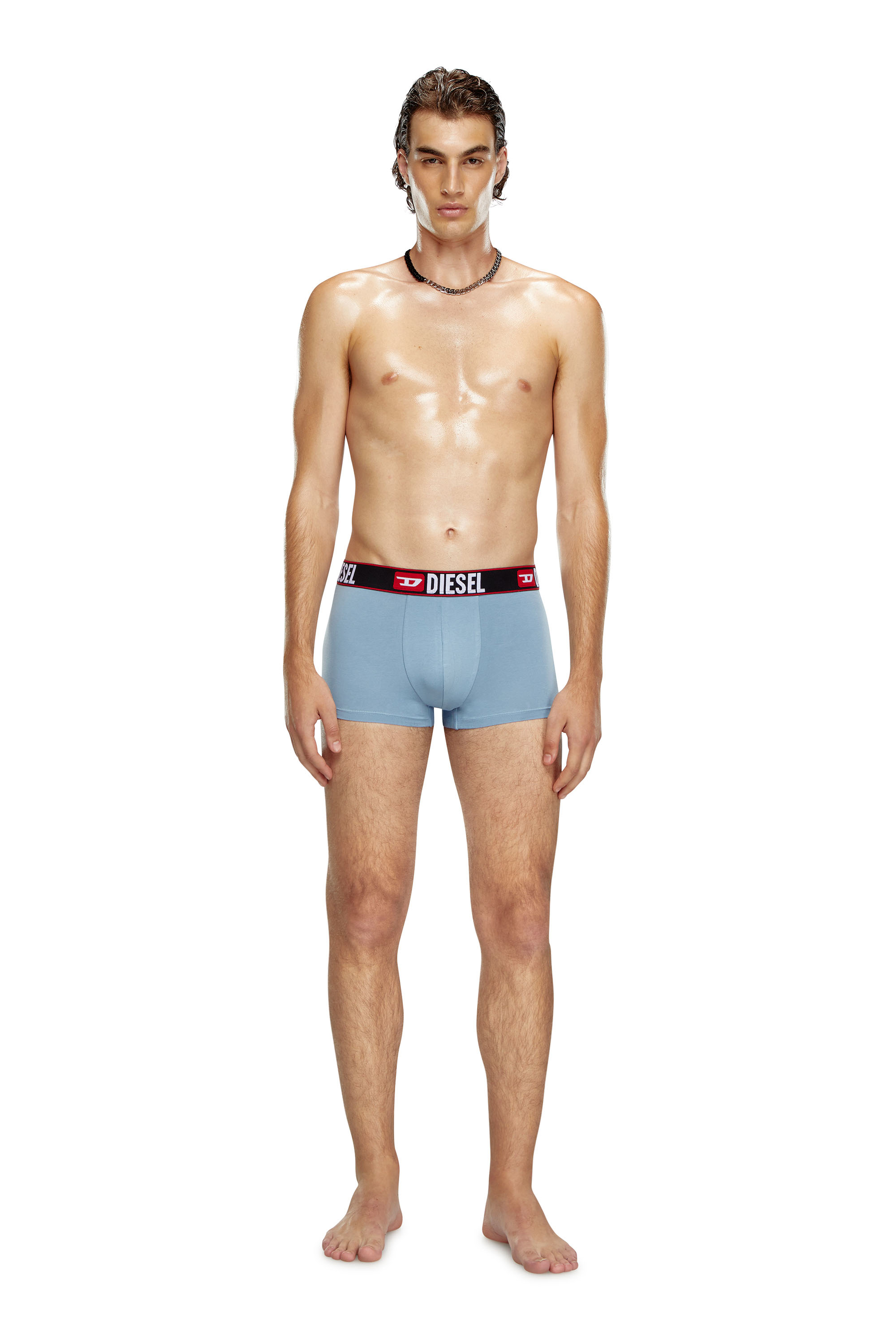 Diesel - UMBX-DAMIENTHREEPACK, Herren Retropants mit Wolken-Motiv im Dreierpack in Blau - 4