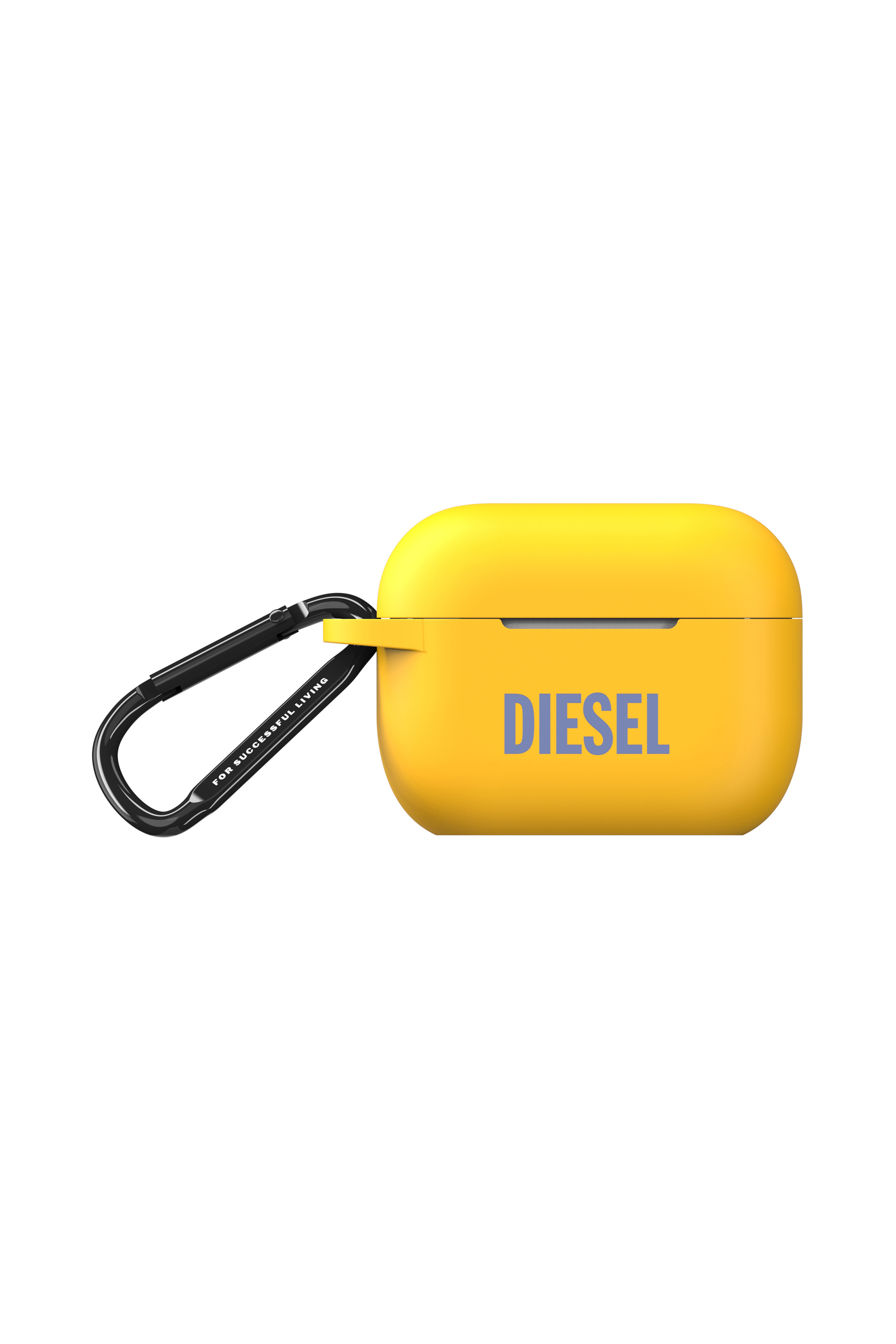 Diesel - 48322 AIRPOD CASE, Étui en silicone pour AirPods Pro Mixte in Jaune - 1