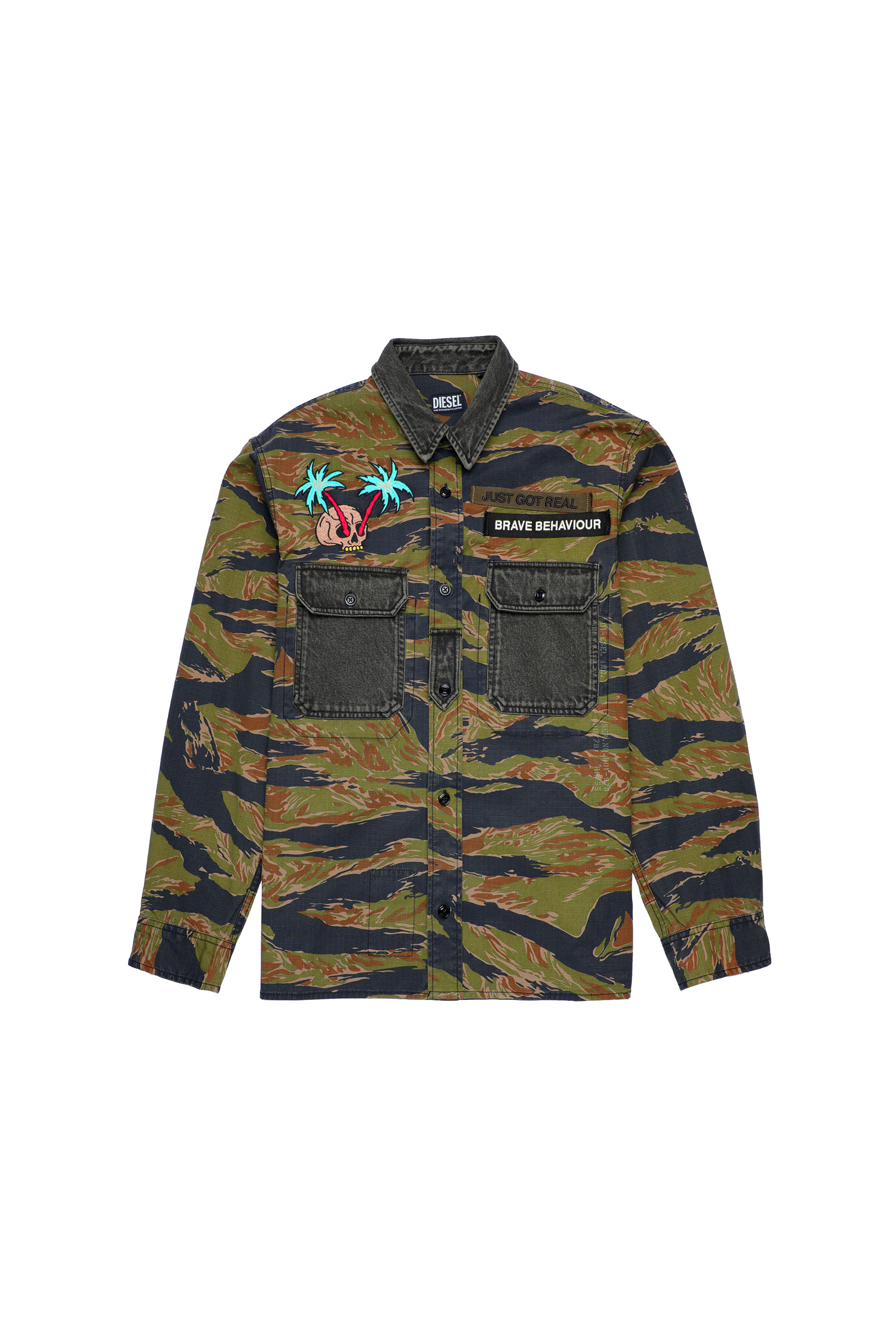 S-BUNNELL-CMF, Armeegrün - Hemden