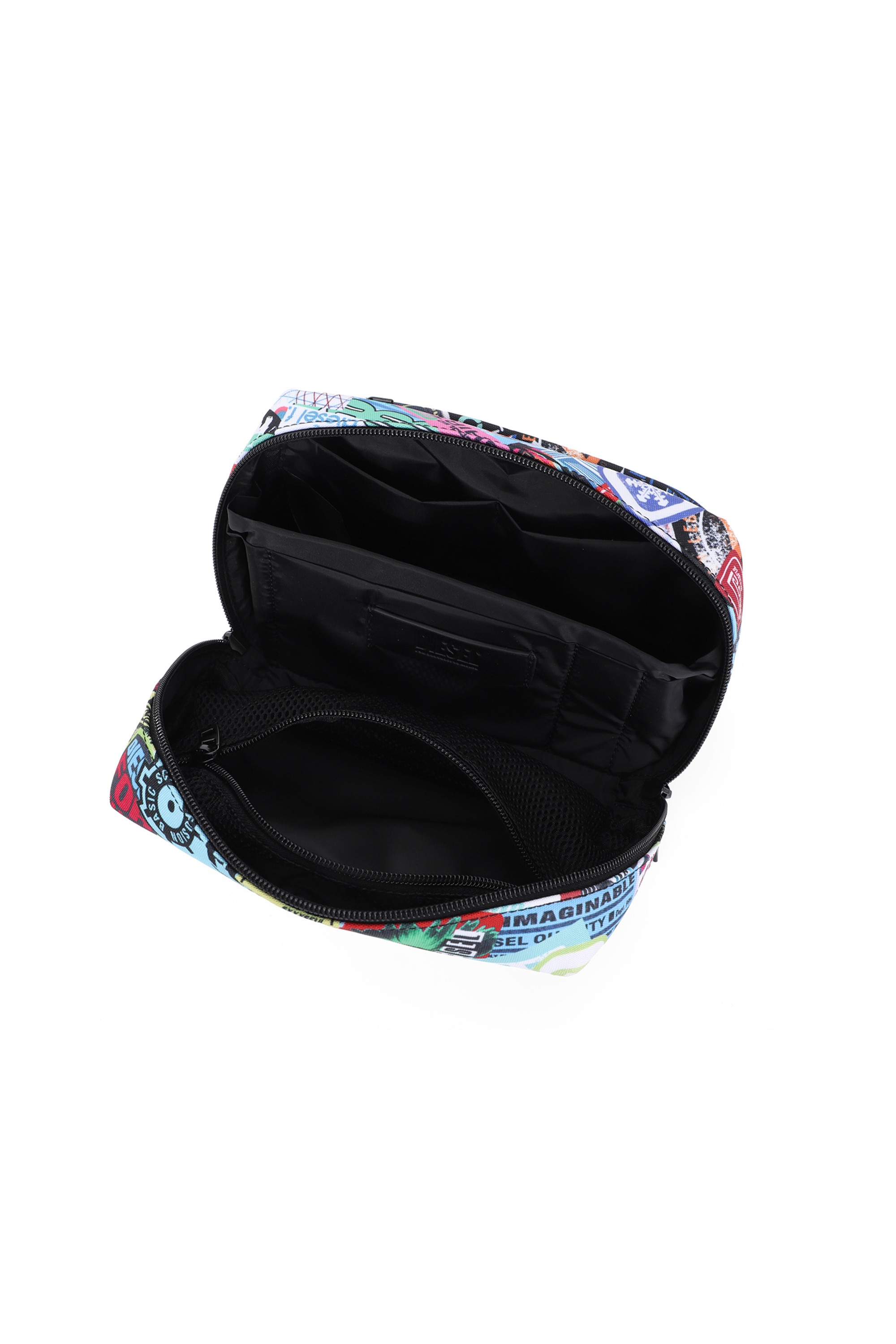 Diesel - DIESEL PC PRINTED BEAUTY CASE-STICKERS-, Beauty case avec autocollants Mixte in Polychrome - 3