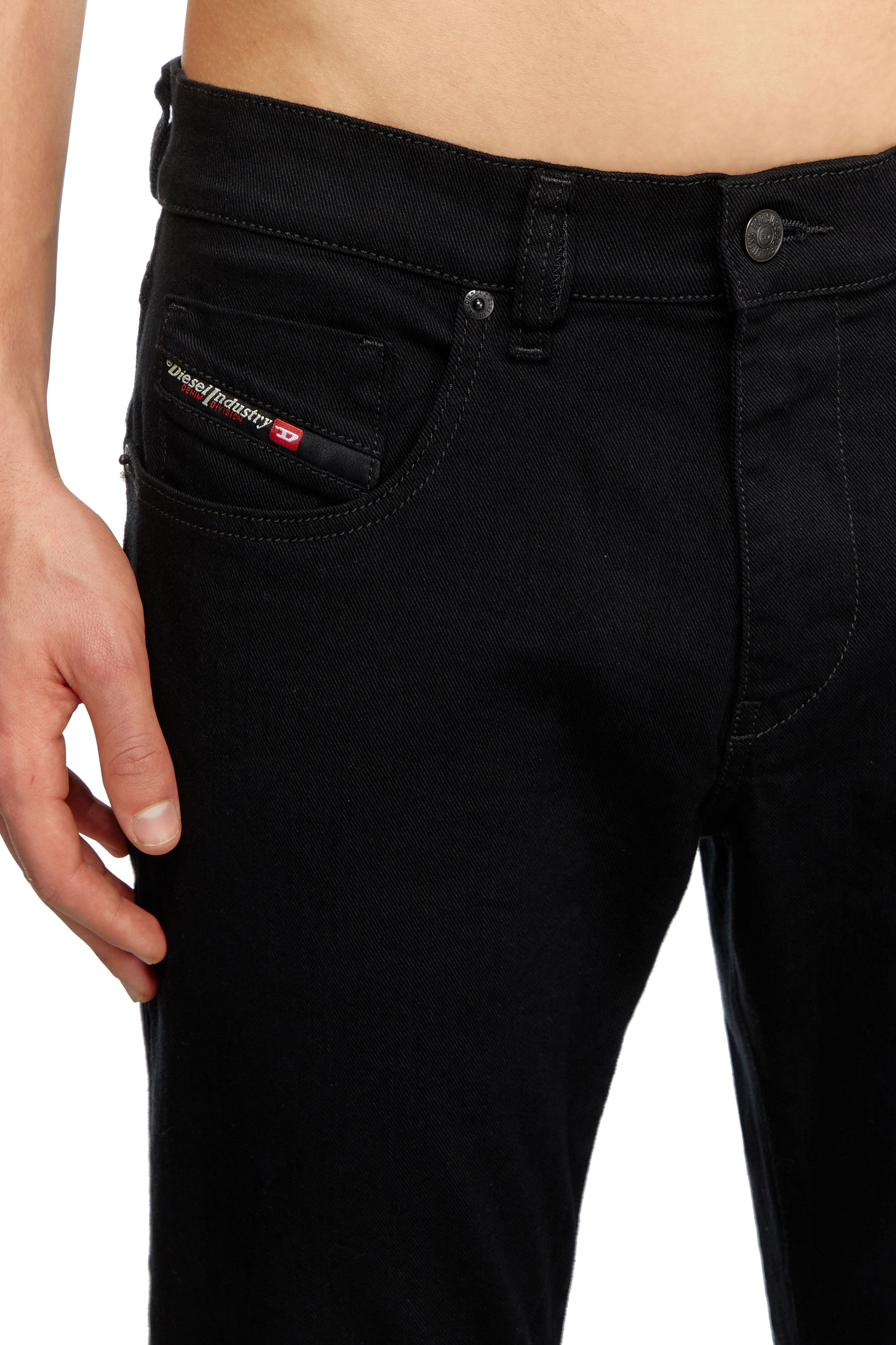 Diesel - 2019 D-Strukt 069YP Slim Jeans, Noir/Gris foncé - Image 3