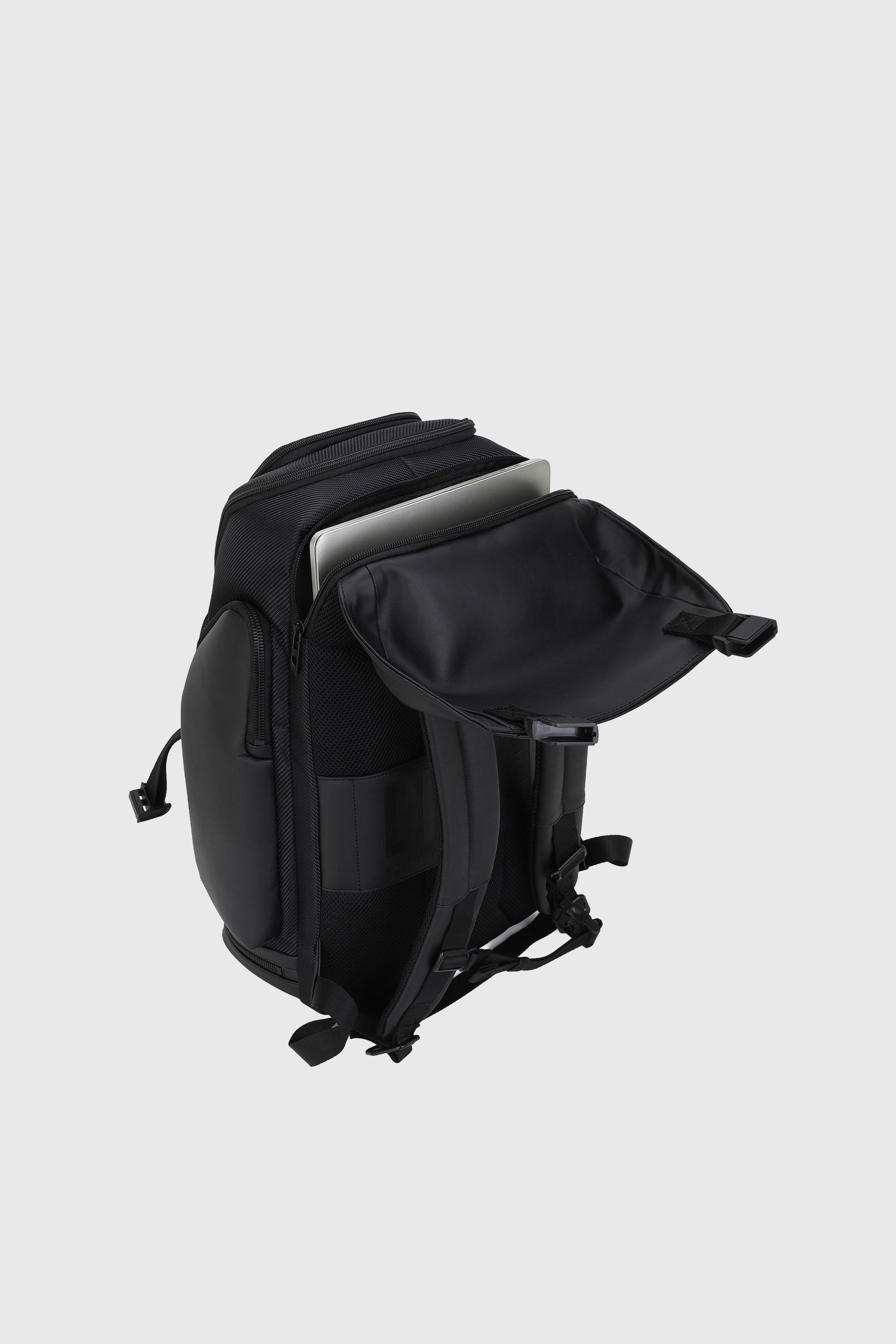 Diesel - DIESEL CARBON FIBER BACKPACK-BLACK  DSB0, Zaino business funzionale Unisex in Nero - 2