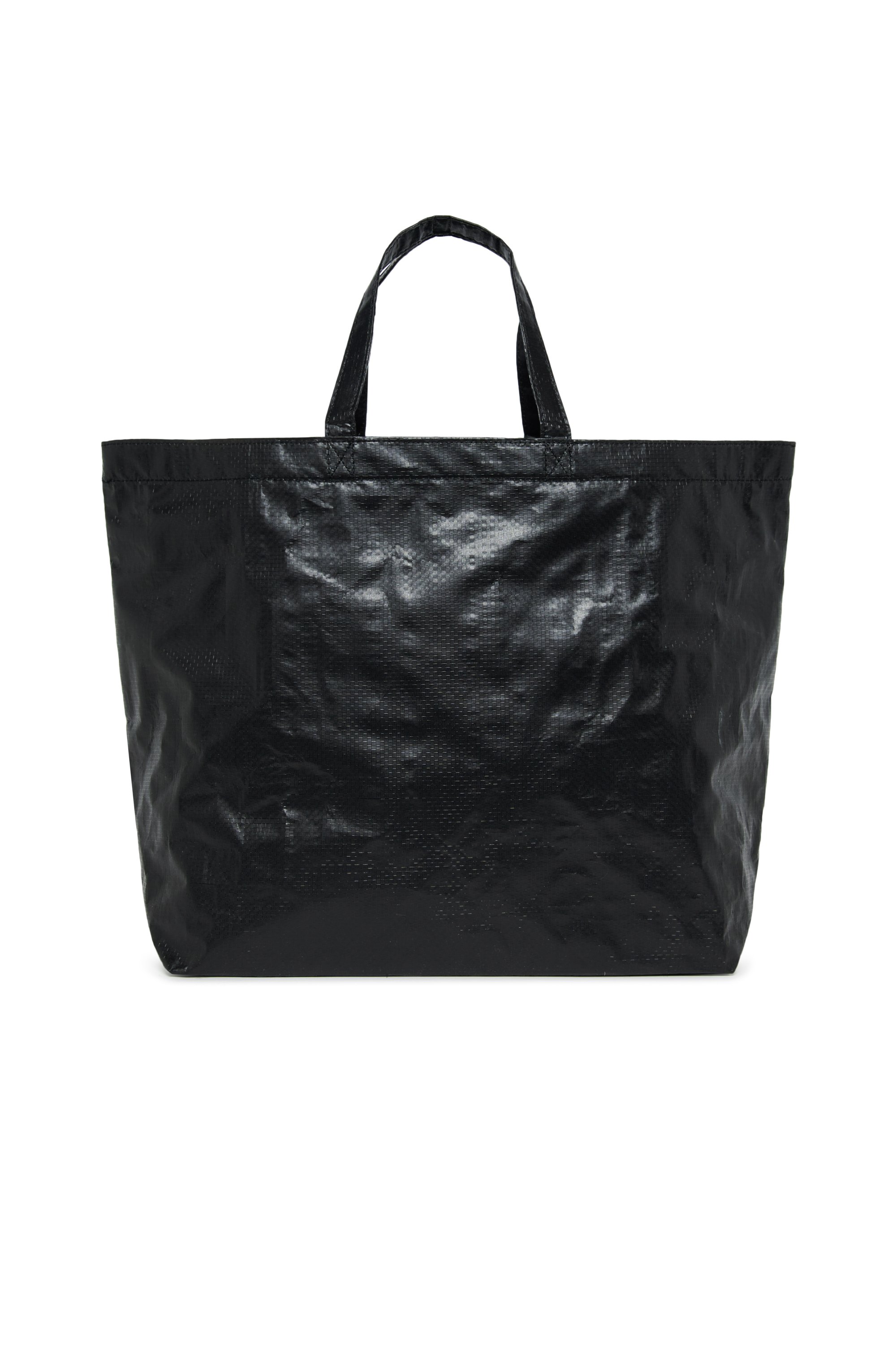 Diesel - WRITTEN, Damen Strandtasche mit Oval D-Print in Schwarz - 2