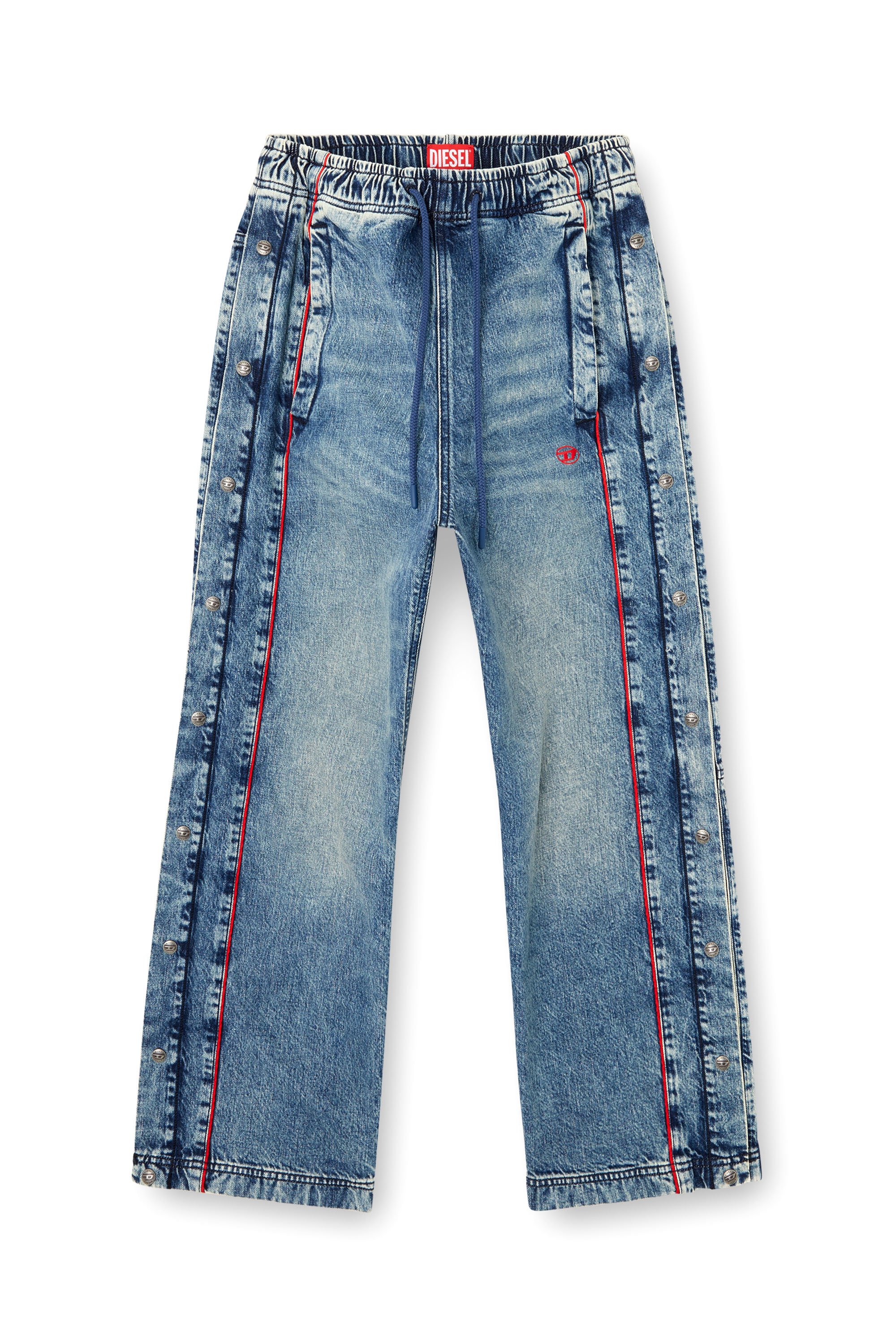 Diesel - Relaxed Jeans D-Axfor 0ABCP Mixte, Bleu moyen - Image 3