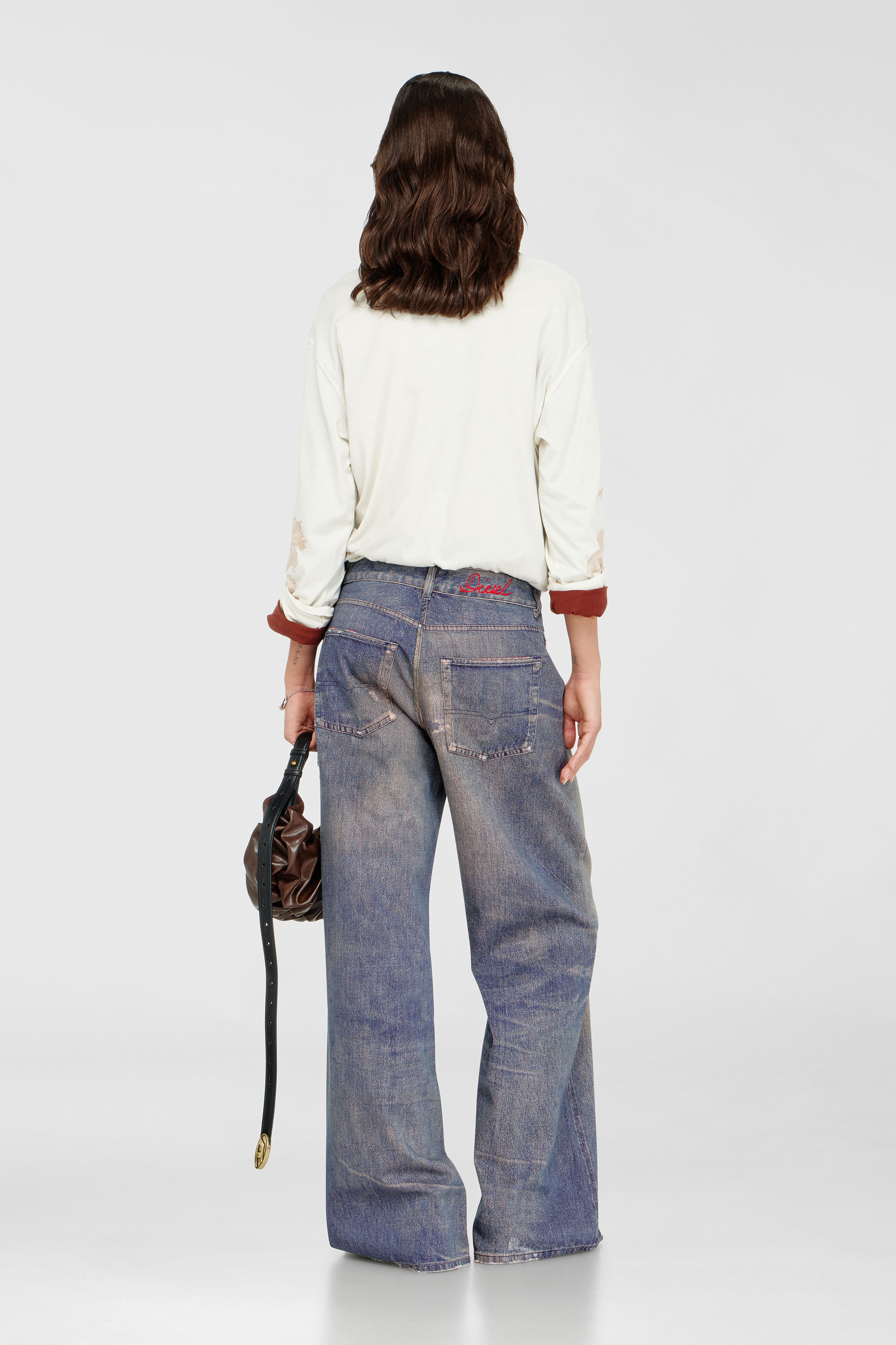 Diesel - Damen Relaxed Jeans 1996 D-Sire 09P95, Dunkelblau - 3