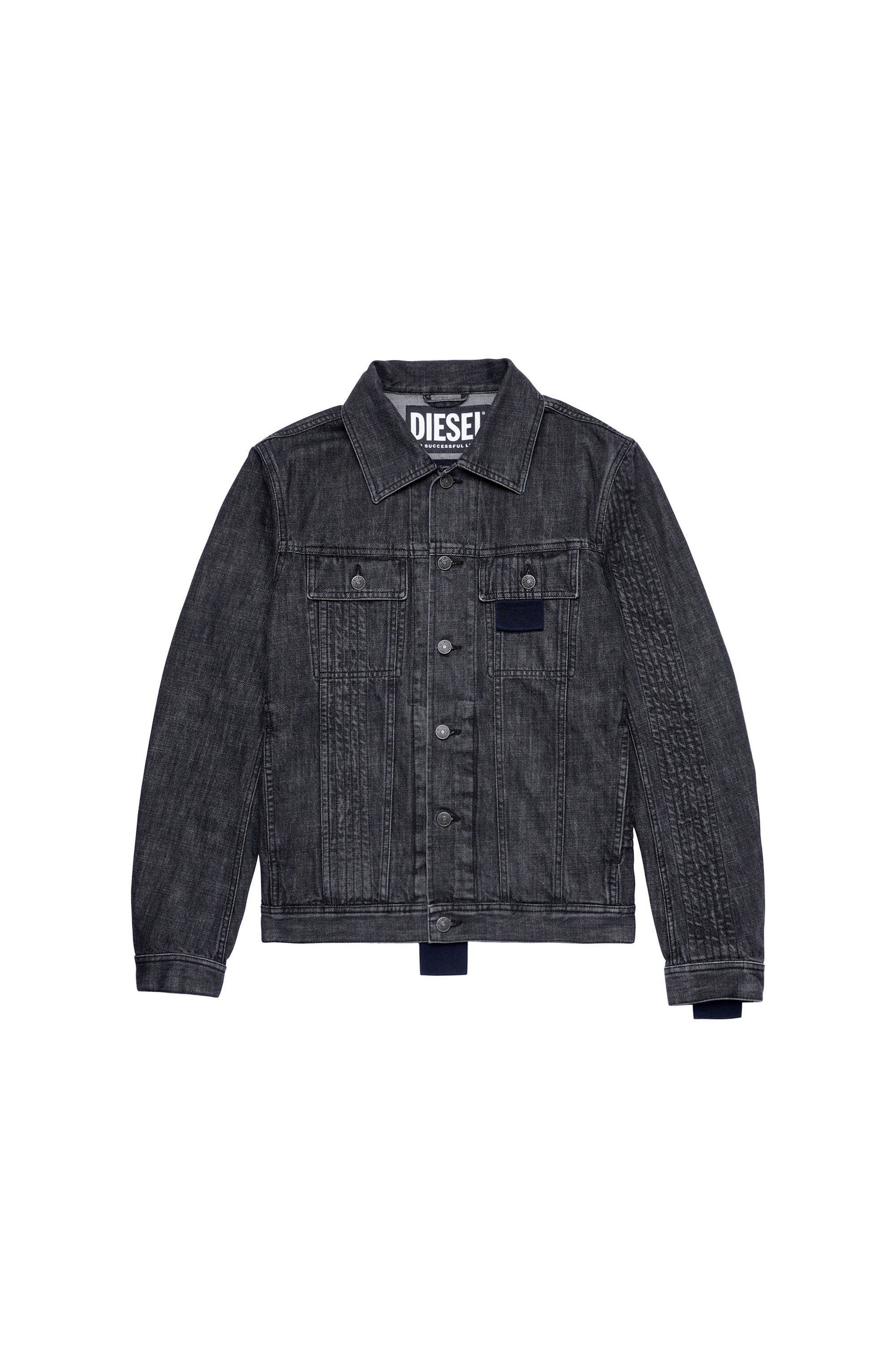 NHILL-C1-SP1, Noir - Vestes en denim