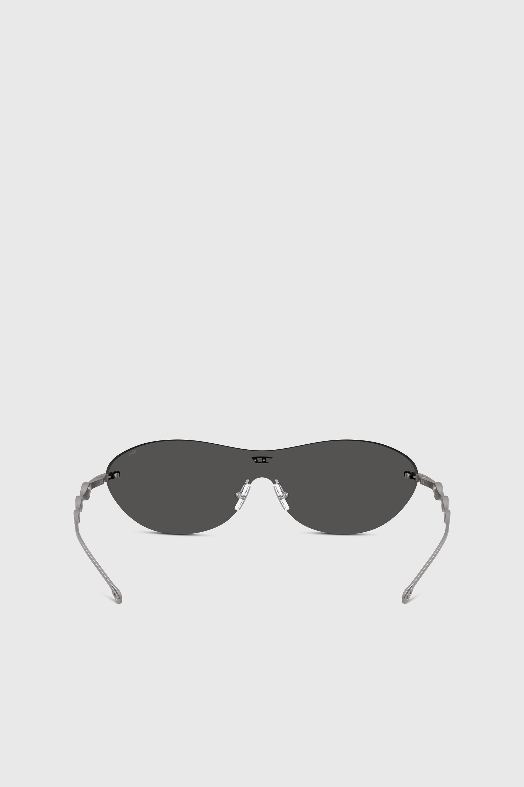 Diesel - 0DL1006 SIZE 35, Unisex's Iconic oval sunglasses in Dark grey - 3