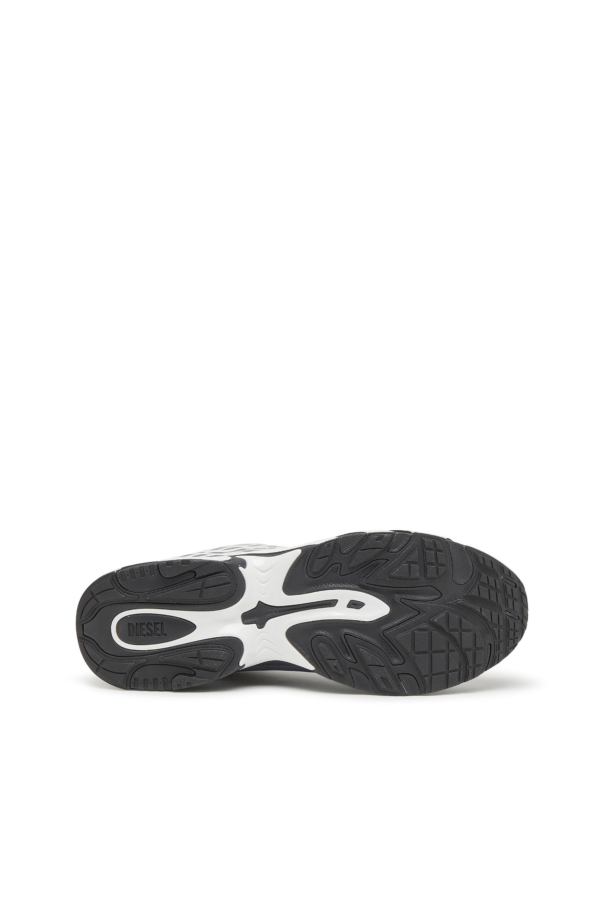 Diesel - S-D-VIT'S 500 LOW, D-Vit-Sneakers en mesh dégradé rayé Homme in Blanc - 5