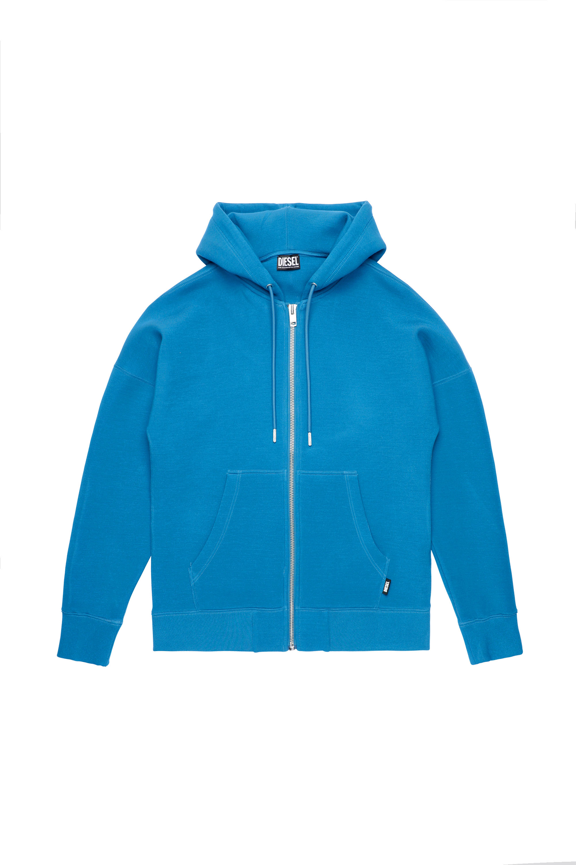 S-KRIB-HOOD-ZIP, Blau - Sweatshirts
