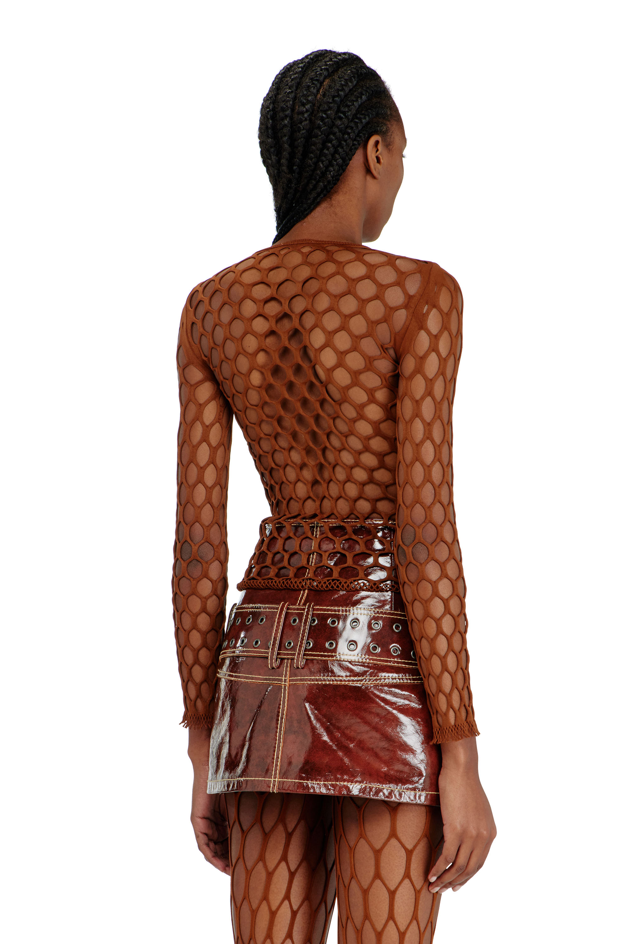 Diesel - M-ZANDA, Top en maille stretch Femme in ToBeDefined - 4