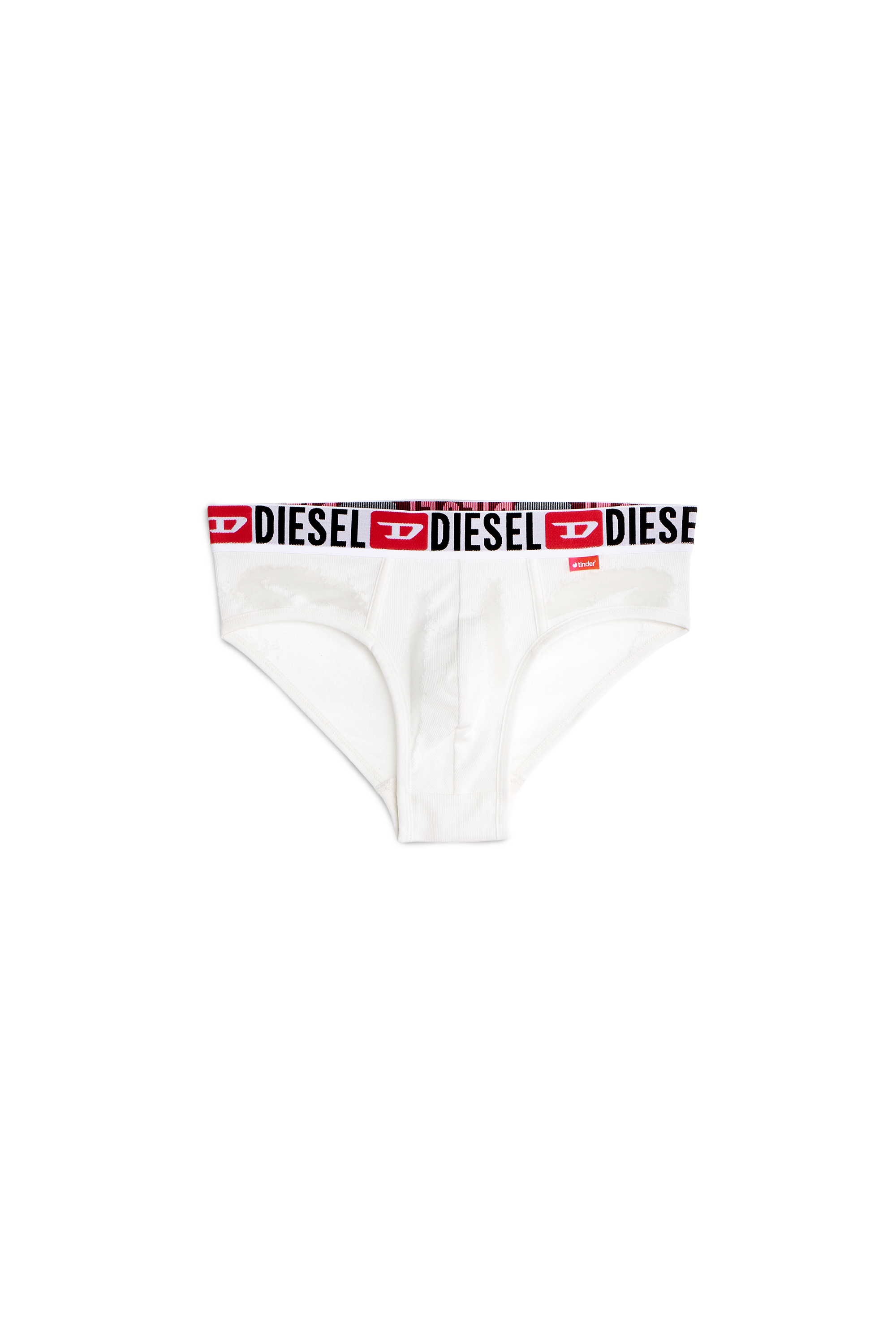 Diesel - PR-ANDRE, Slip con effetto devor&eacute; trasparente Uomo in Bianco - 4