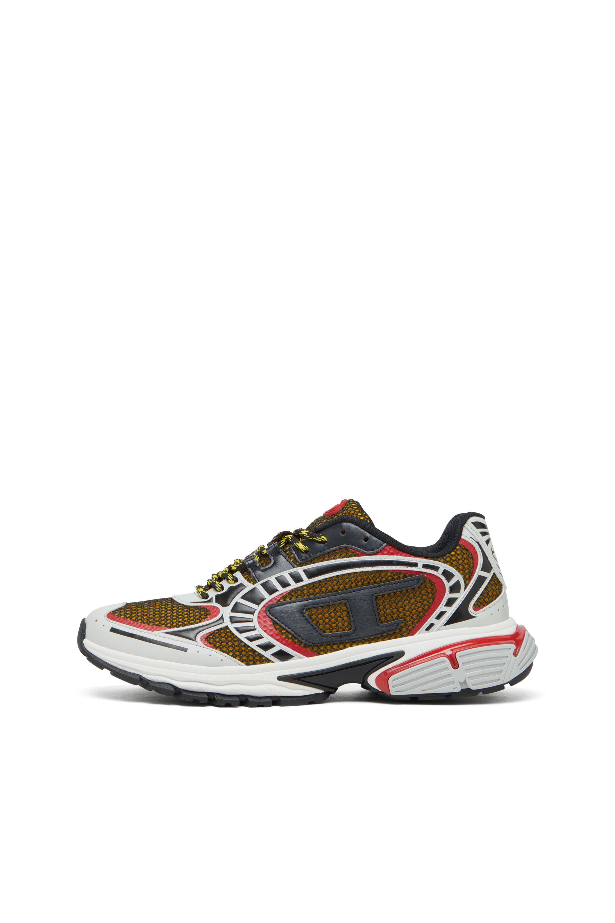 Diesel - S-PRO-V-DENSE LOW, S-Pro-V-Dense-Sneaker in rete con logo Oval D Uomo in Multicolor - 8