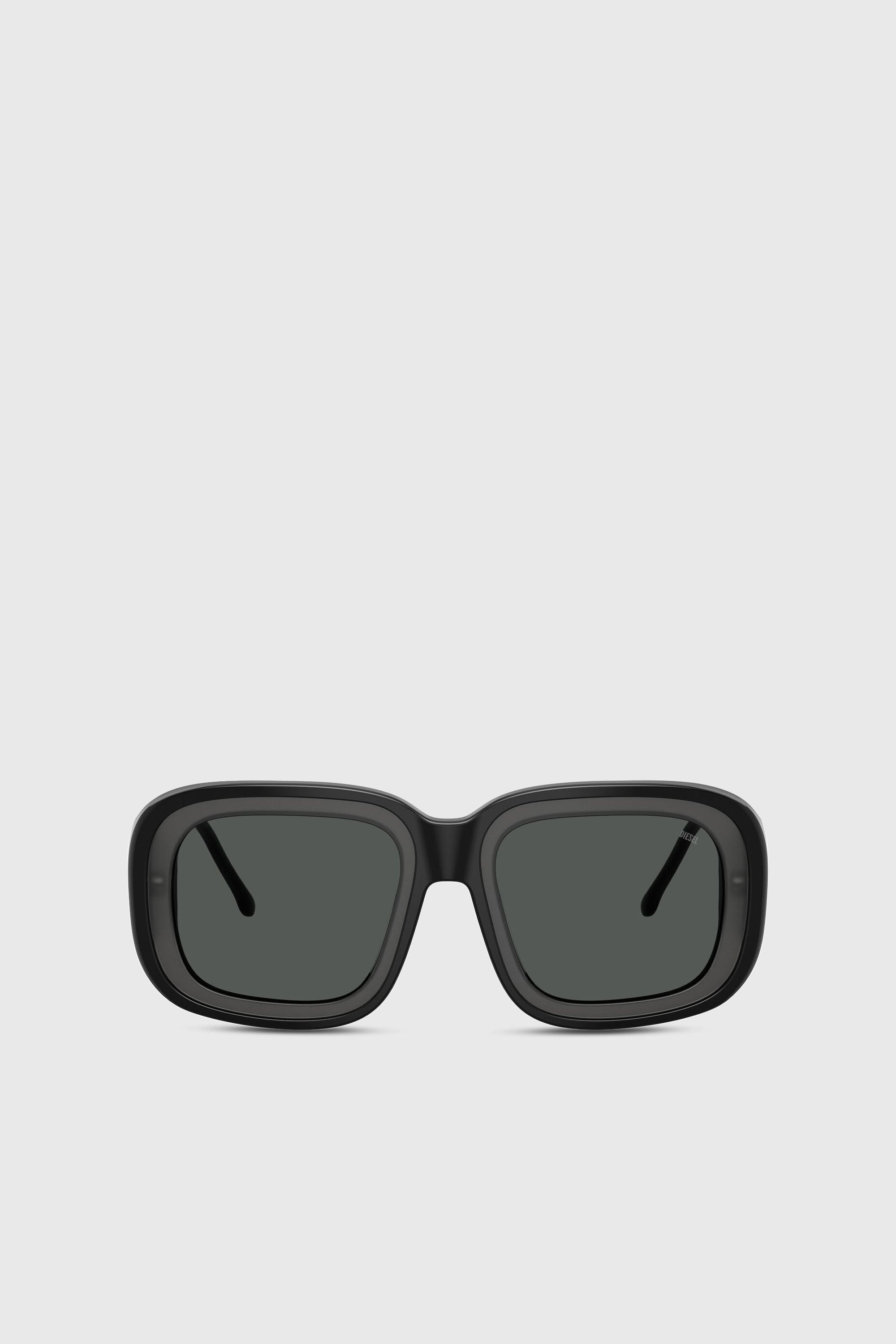 Diesel - 0DL2015U, Unisex Quadratische Sonnenbrillen in Schwarz - 1