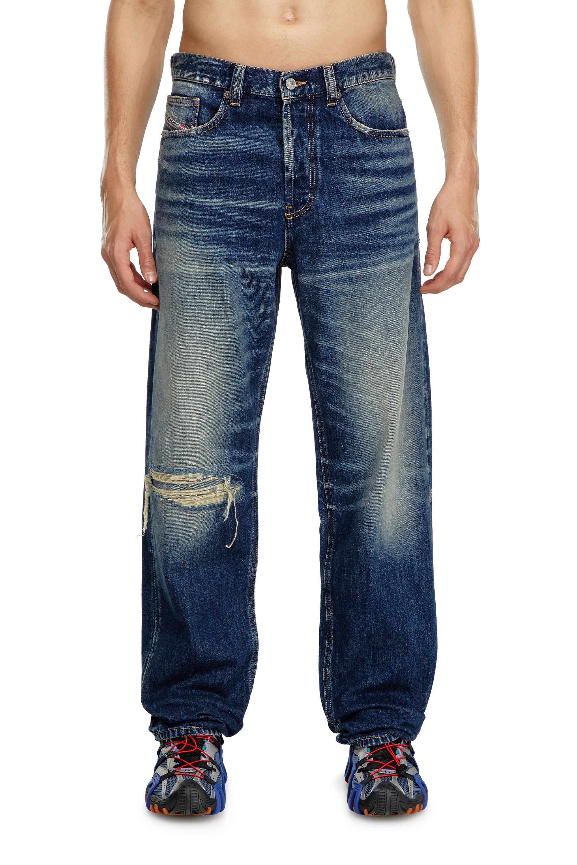 Diesel - Homme Straight Jeans 2010 D-Macs 09J95, Bleu Foncé - Image 1