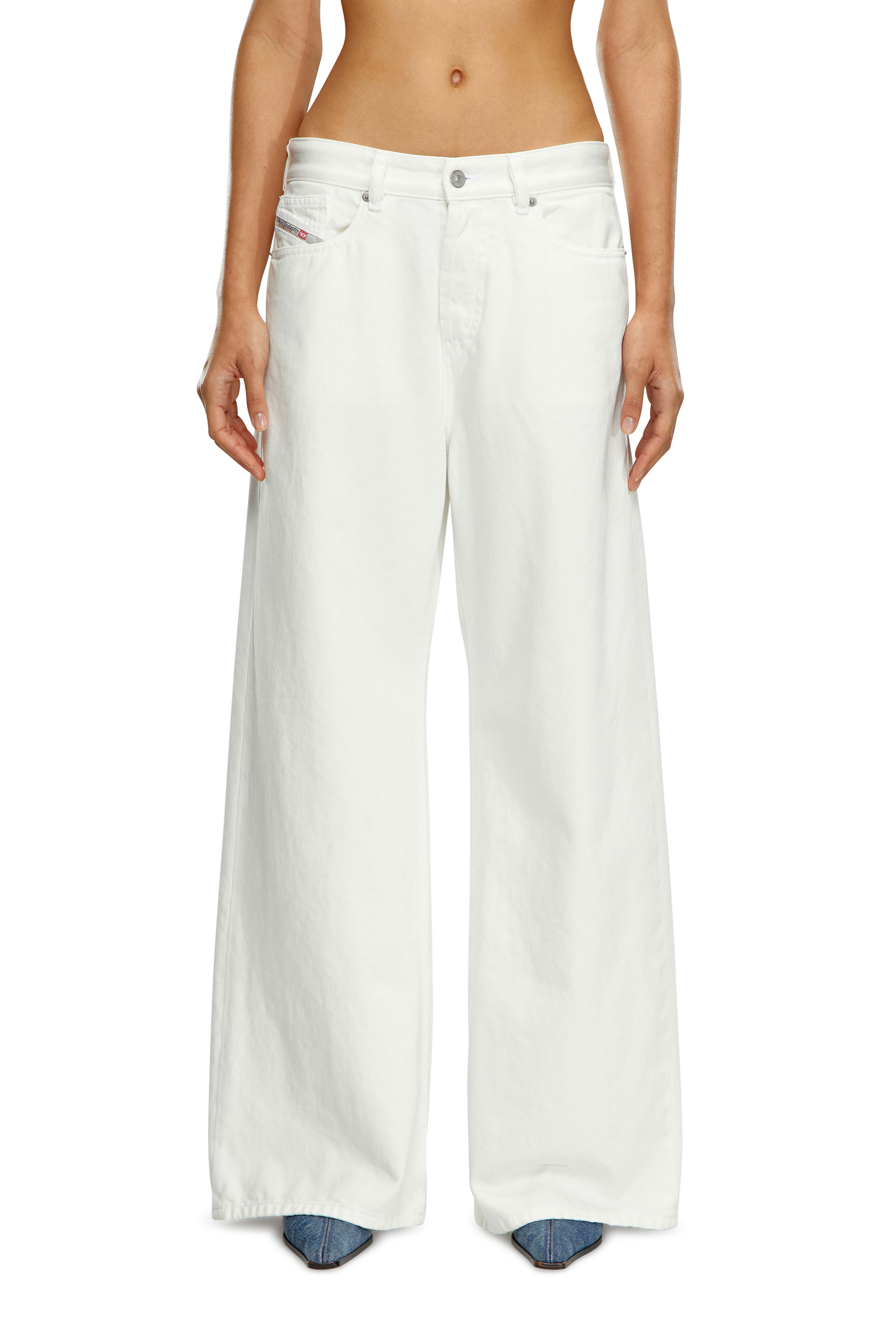 Diesel - Straight Jeans 1996 D-Sire 09I41, Bianco - Image 1