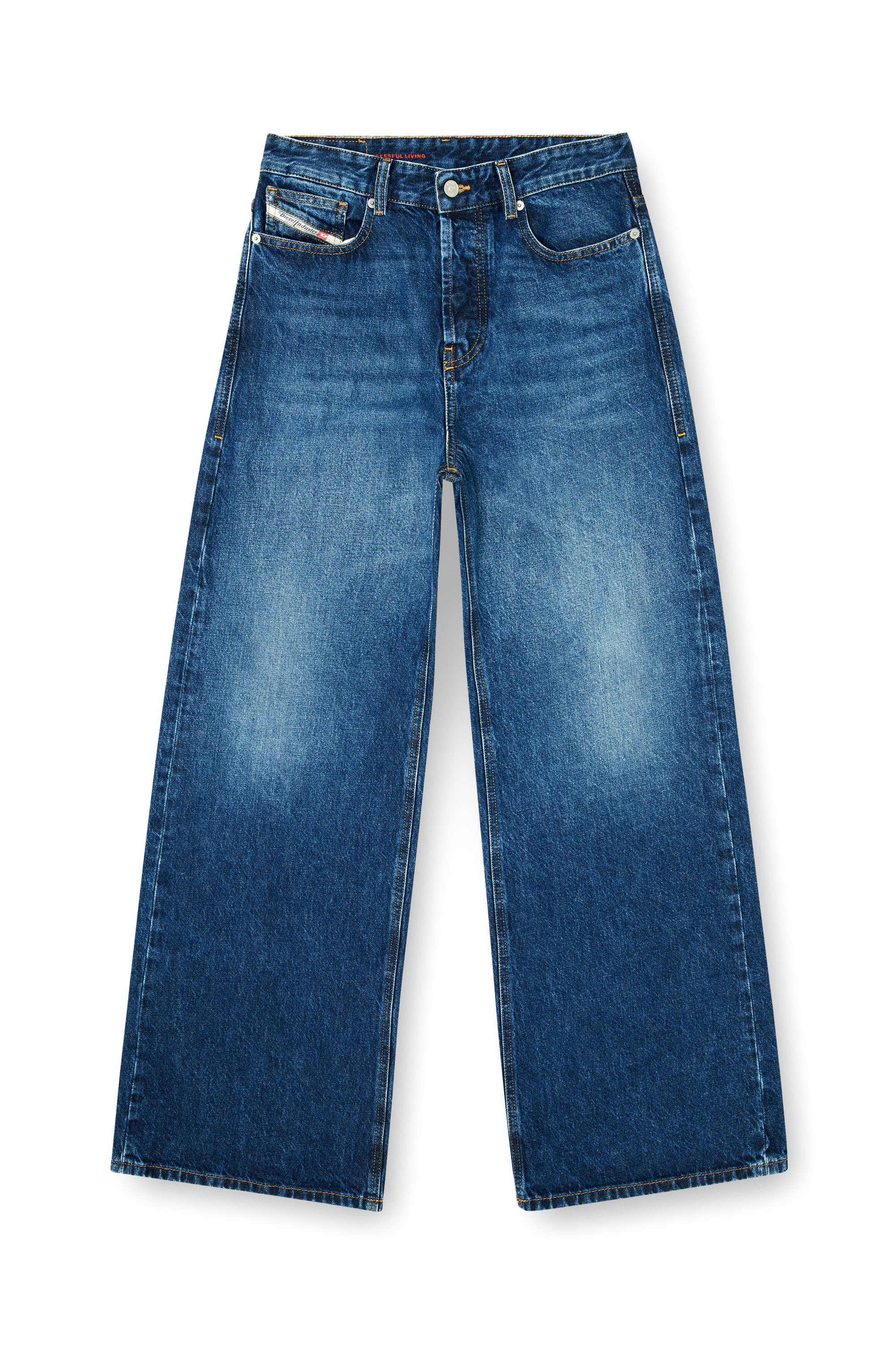 Diesel - Relaxed Jeans 1996 D-Sire 09I27 Mixte, Bleu Fonc&eacute; - Image 8