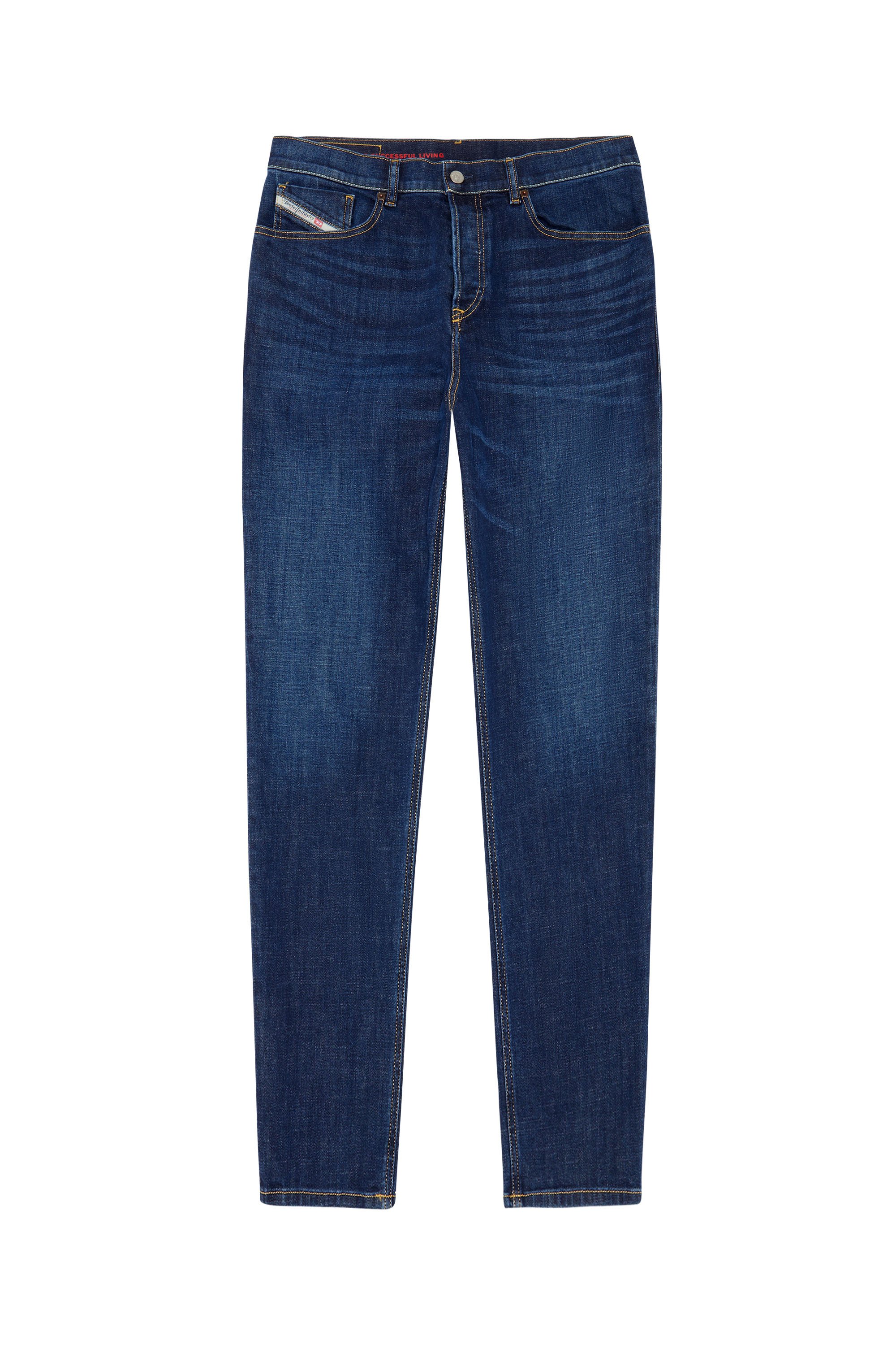 Diesel - Tapered Jeans 2005 D-Fining 09B90, Blu Scuro - Image 6