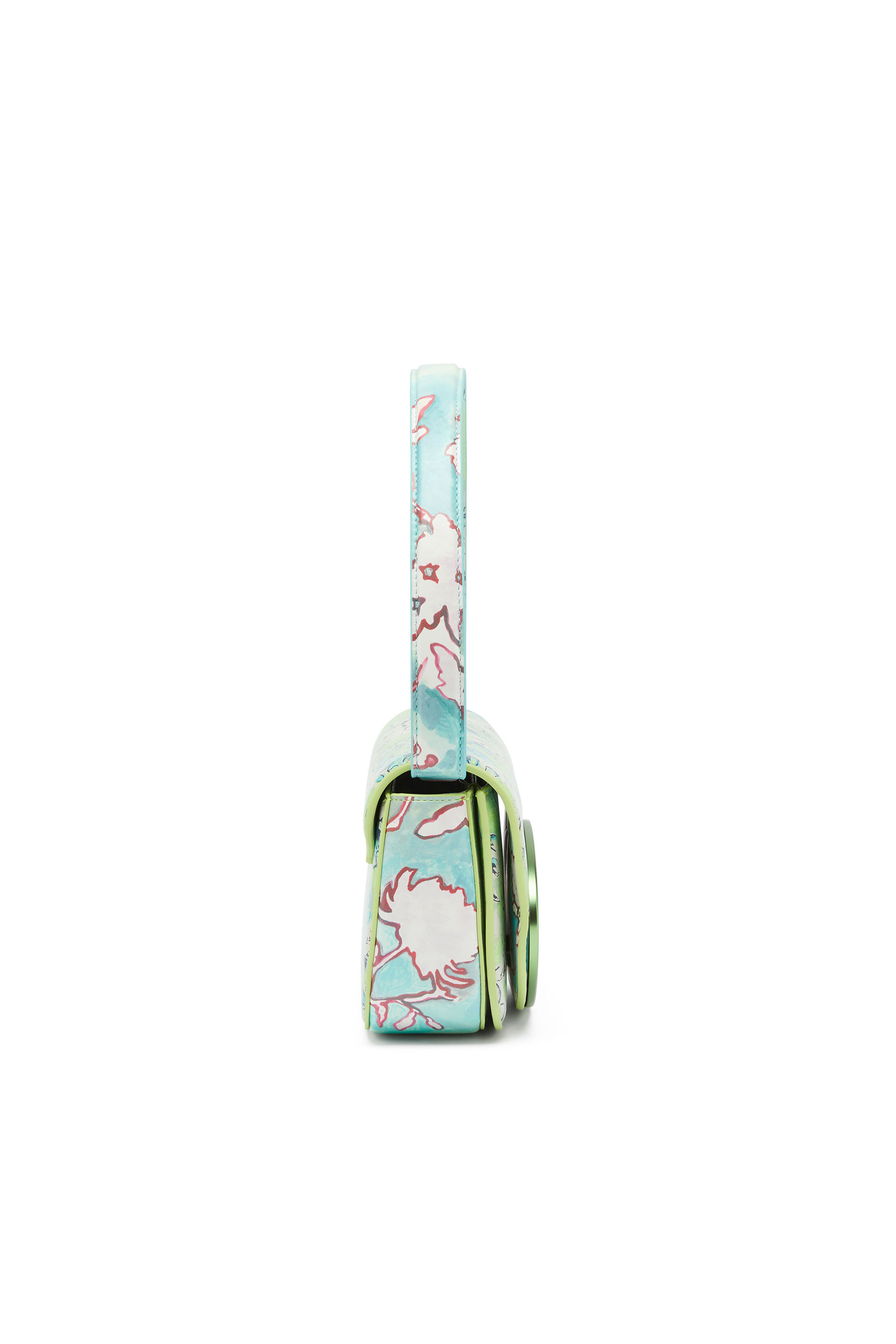 Diesel - 1DR, 1DR-Borsa iconica con stampa floreale Donna in Verde - 4