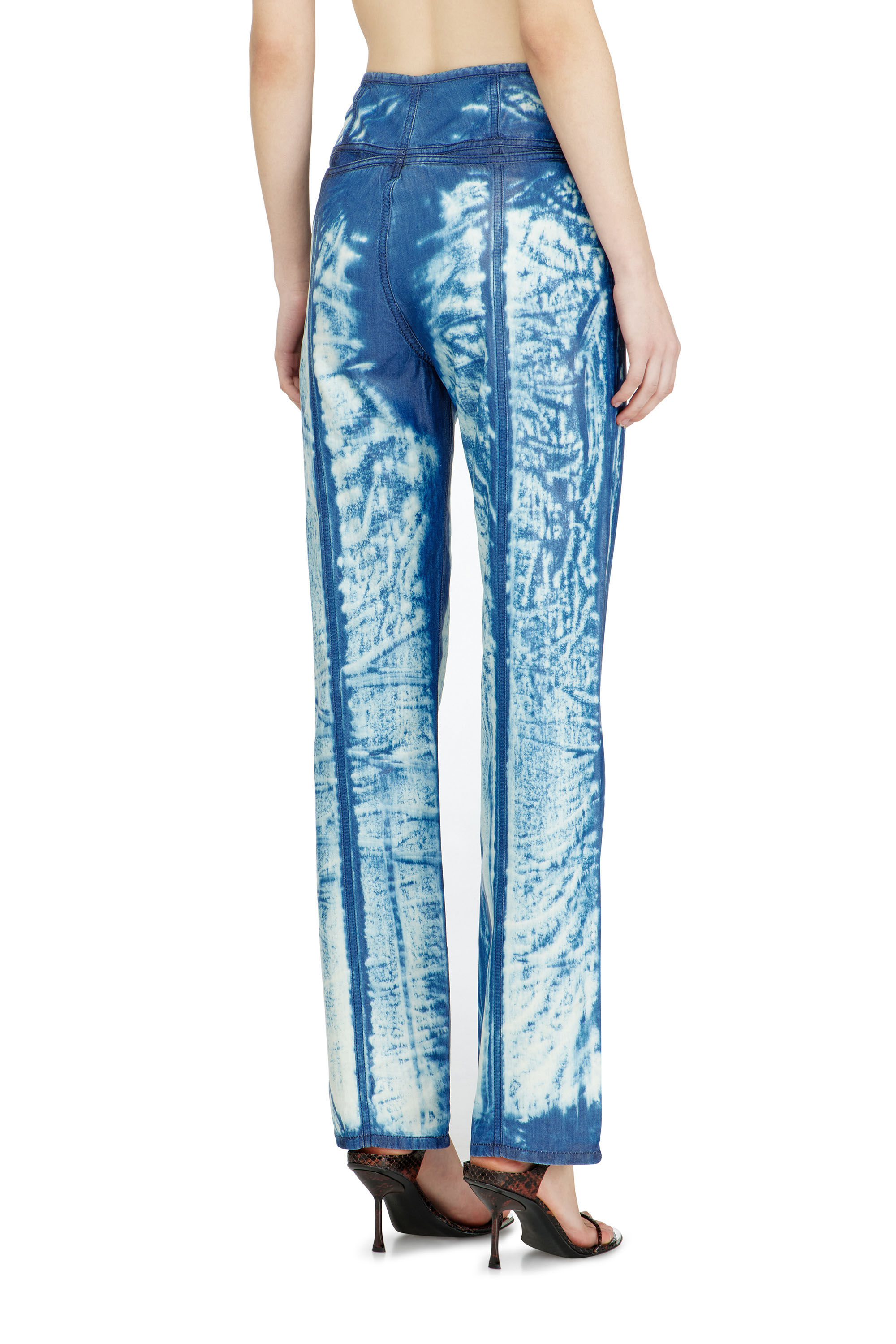 Diesel - Slim Jeans D-LYSAR 068XC Femme, Bleu moyen - Image 4