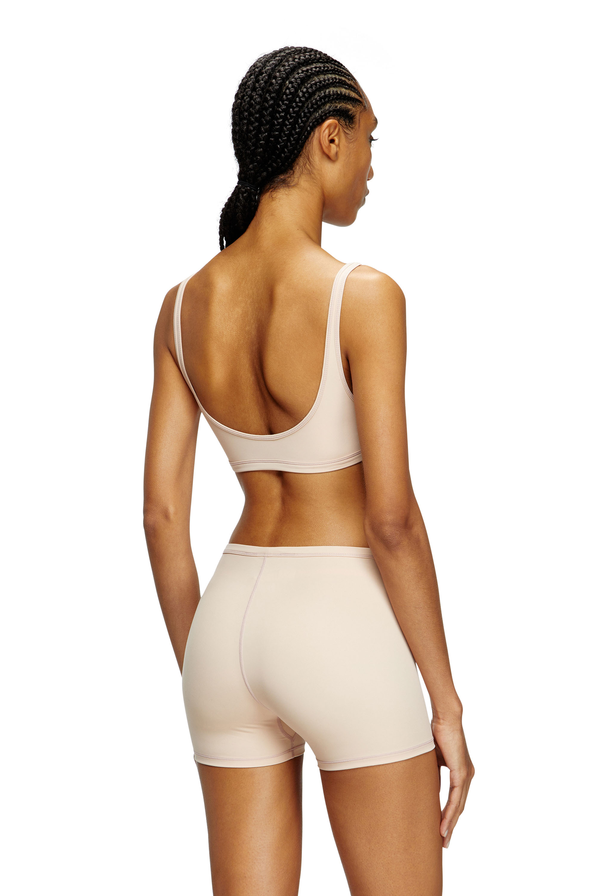 Diesel - CHELSEA-UTLT, Damen Sport-BH mit Cutout-Logo in Fleischfarben - 3