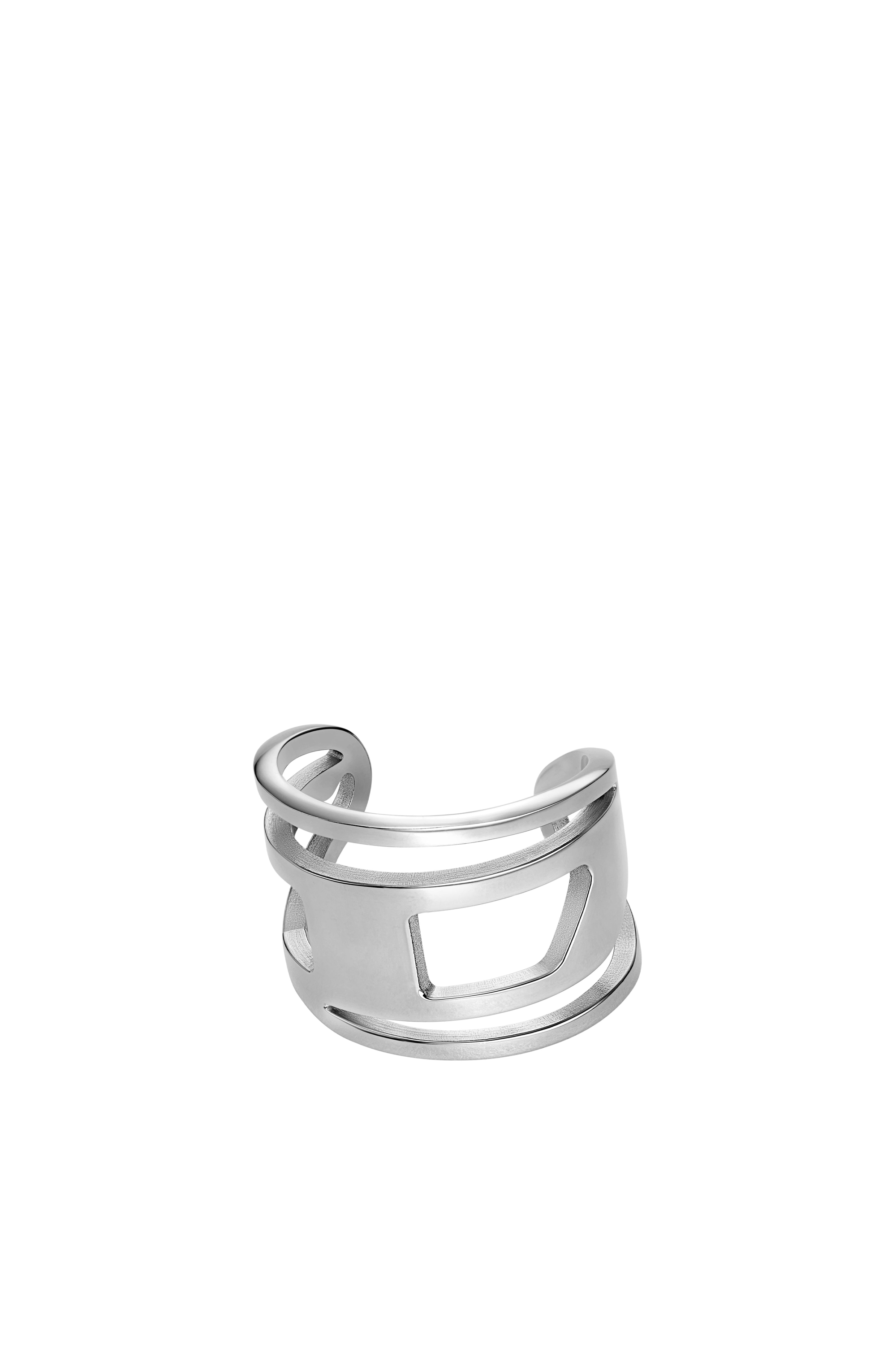 Diesel - DX1548040 JEWEL, Unisex Edelstahlband Ring in Silber - 2