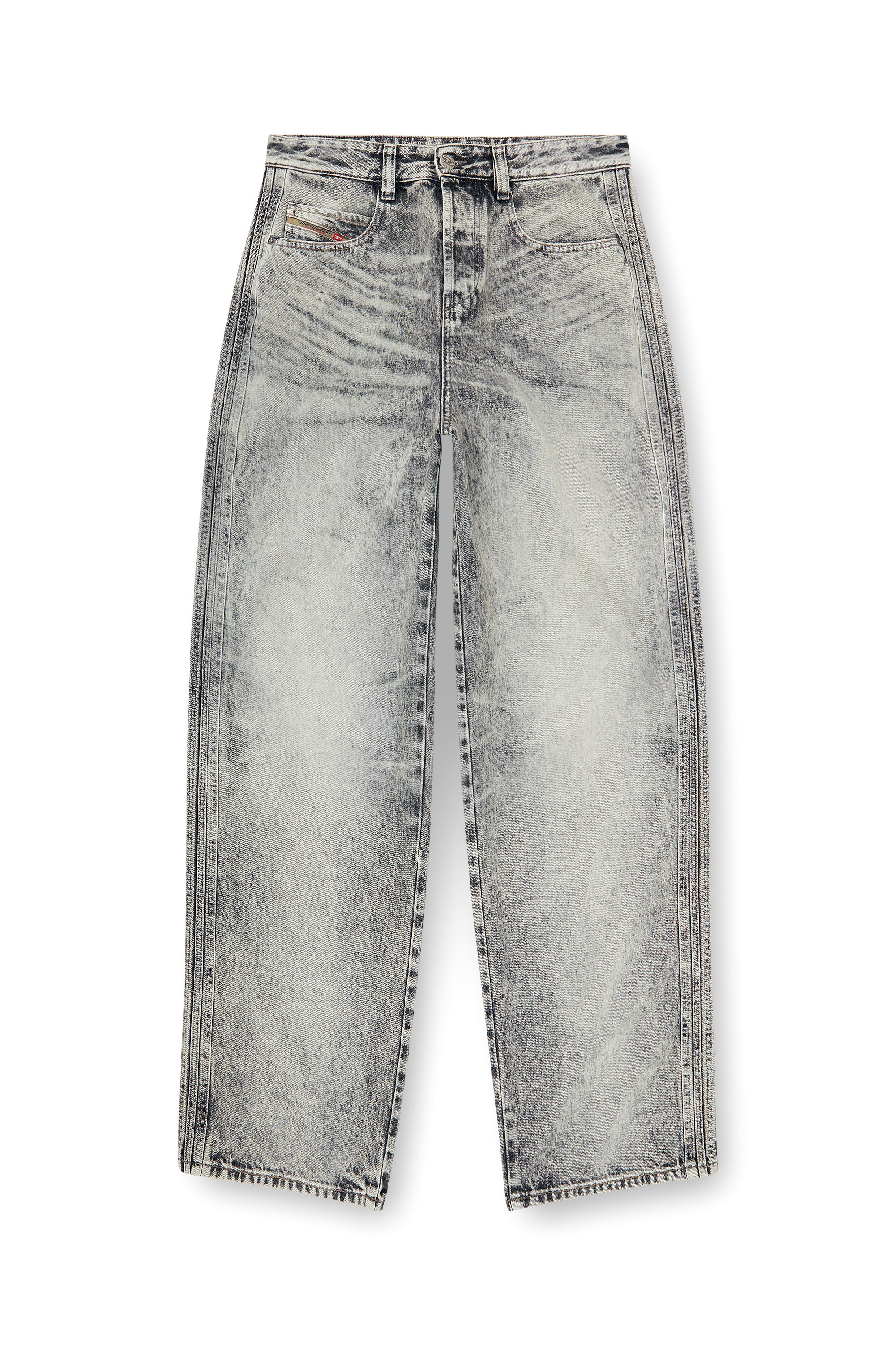 Diesel - Unisex's Relaxed Jeans 1997 D-Enim-M 09P11, Light Grey - 2