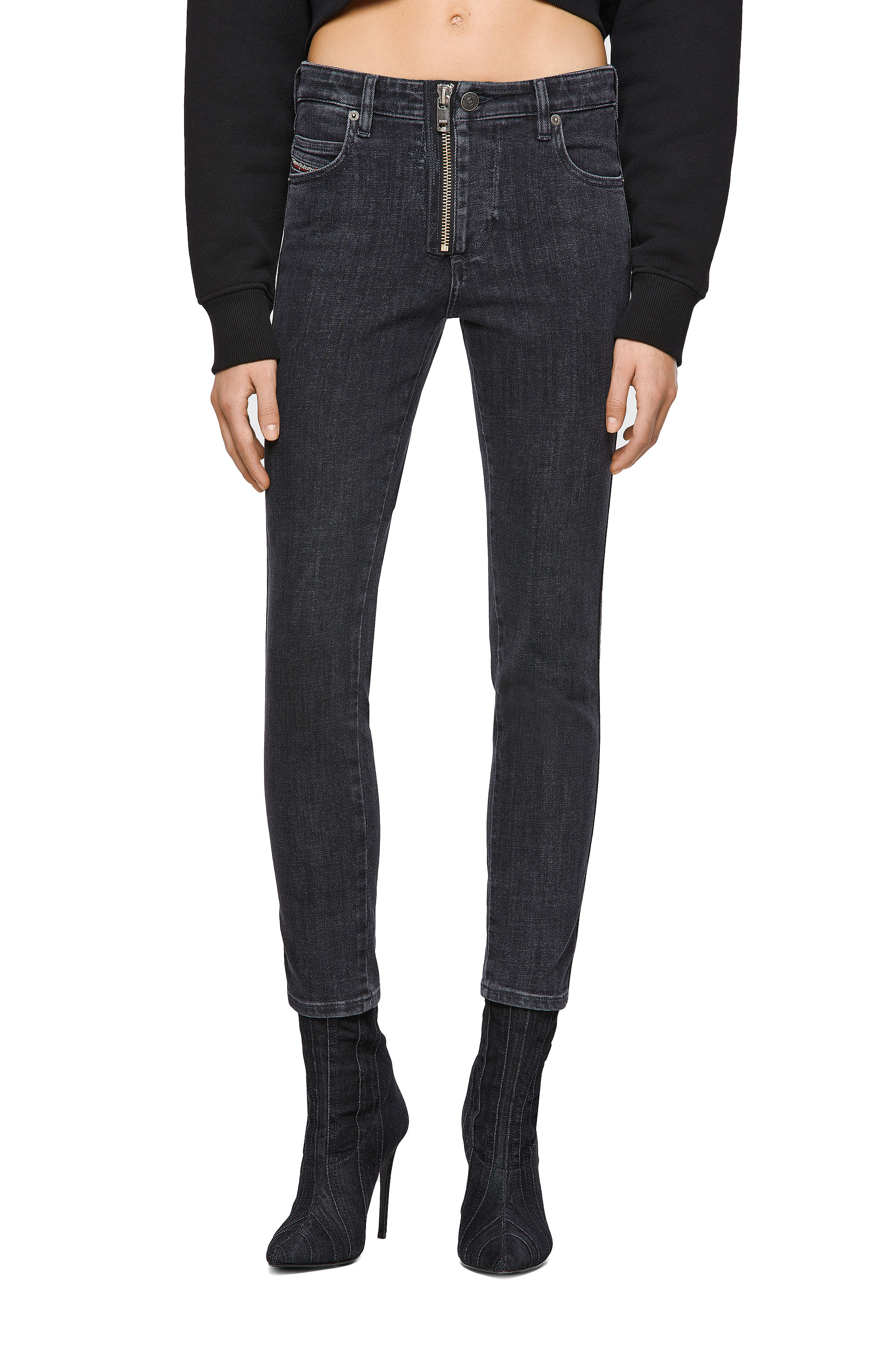 Babhila 09A67, Noir/Gris foncé - Jeans