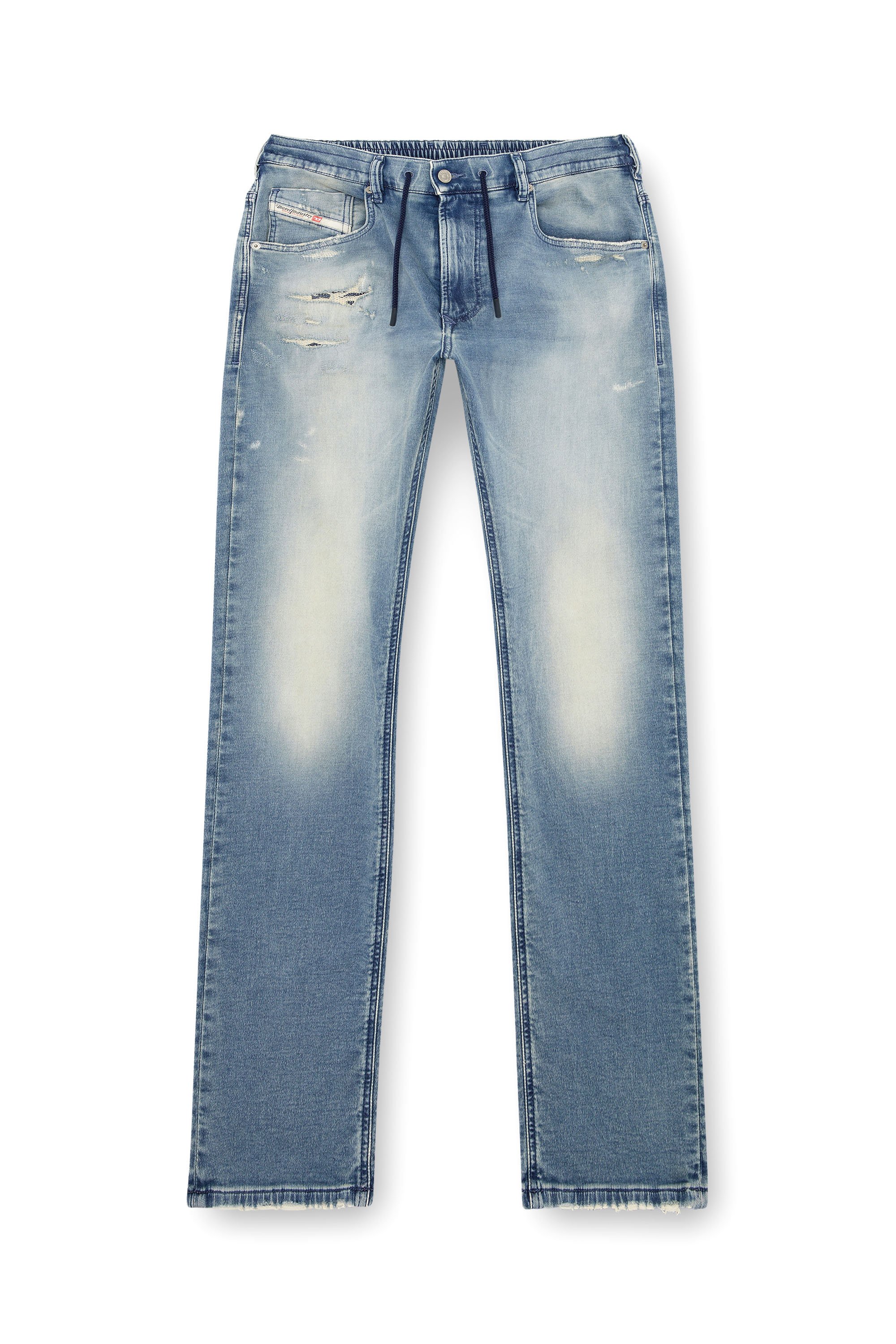 Diesel - Uomo Tapered 2030 D-Krooley Joggjeans® 068MF, Blu Chiaro - Image 3