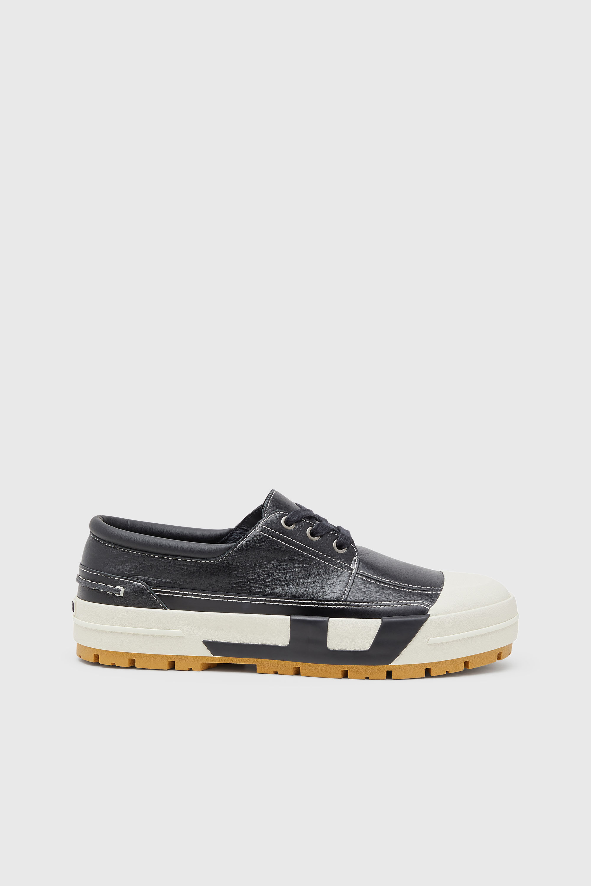 Diesel - S-D-VERSE MOCASSIN, S-D-Verse - Mocassin hybride en cuir Homme in Noir - 1