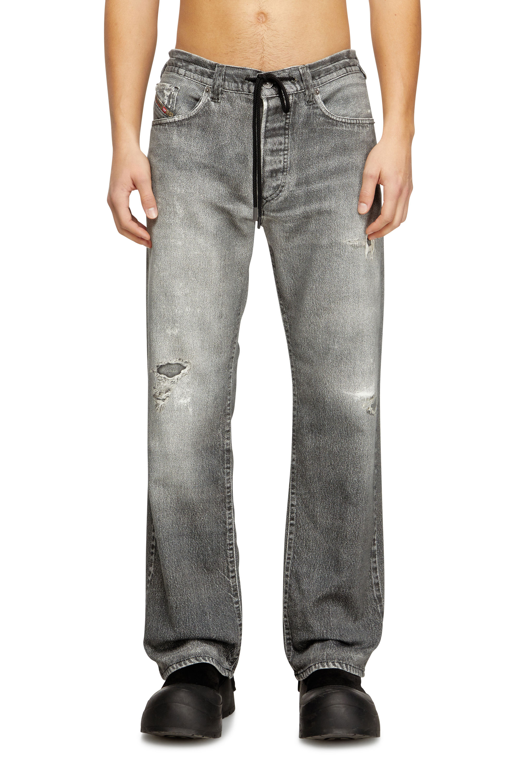 Diesel - Herren Relaxed 2080 D-Reel Joggjeans® 068US, Grau - 3