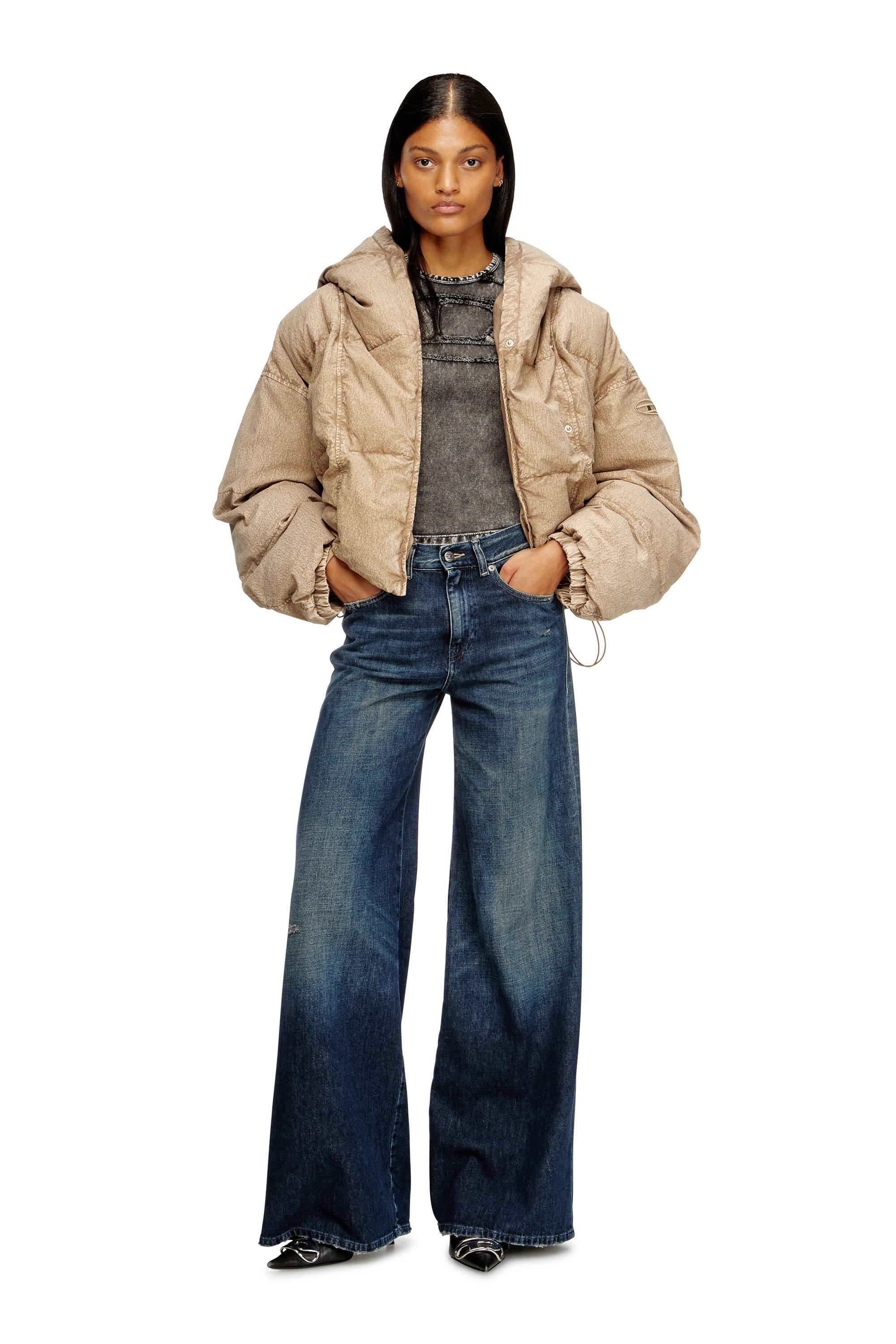 Diesel - Damen Flare Jeans 1978 D-Akemi 09N70, Dunkelblau - 2