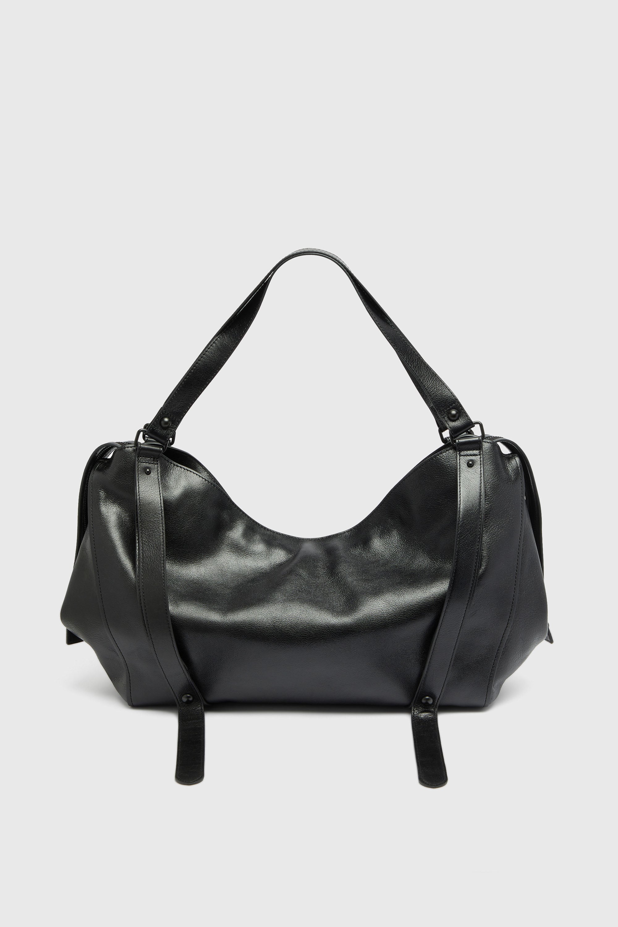 Diesel - D-ONE TOPHANDLE L, D-One-Borsa grande a mano in pelle Unisex in Nero - 2